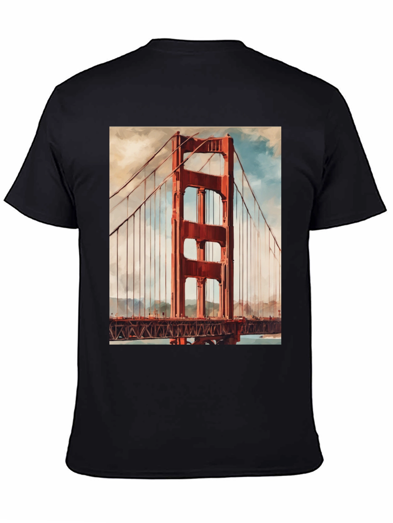 Golden Gate Bridge Graphic Tee - San Francisco T-Shirt