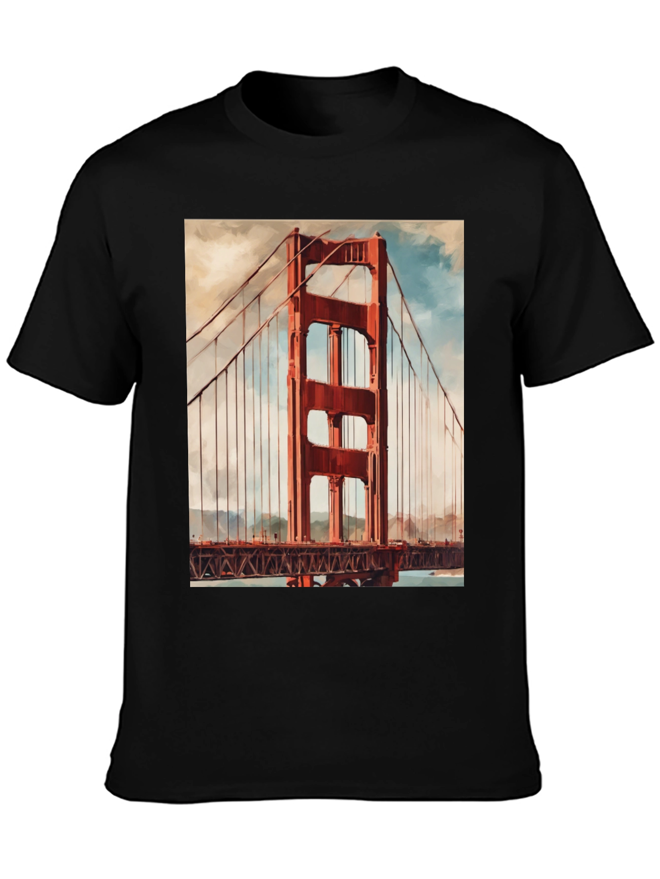 Golden Gate Bridge Graphic Tee - San Francisco T-Shirt