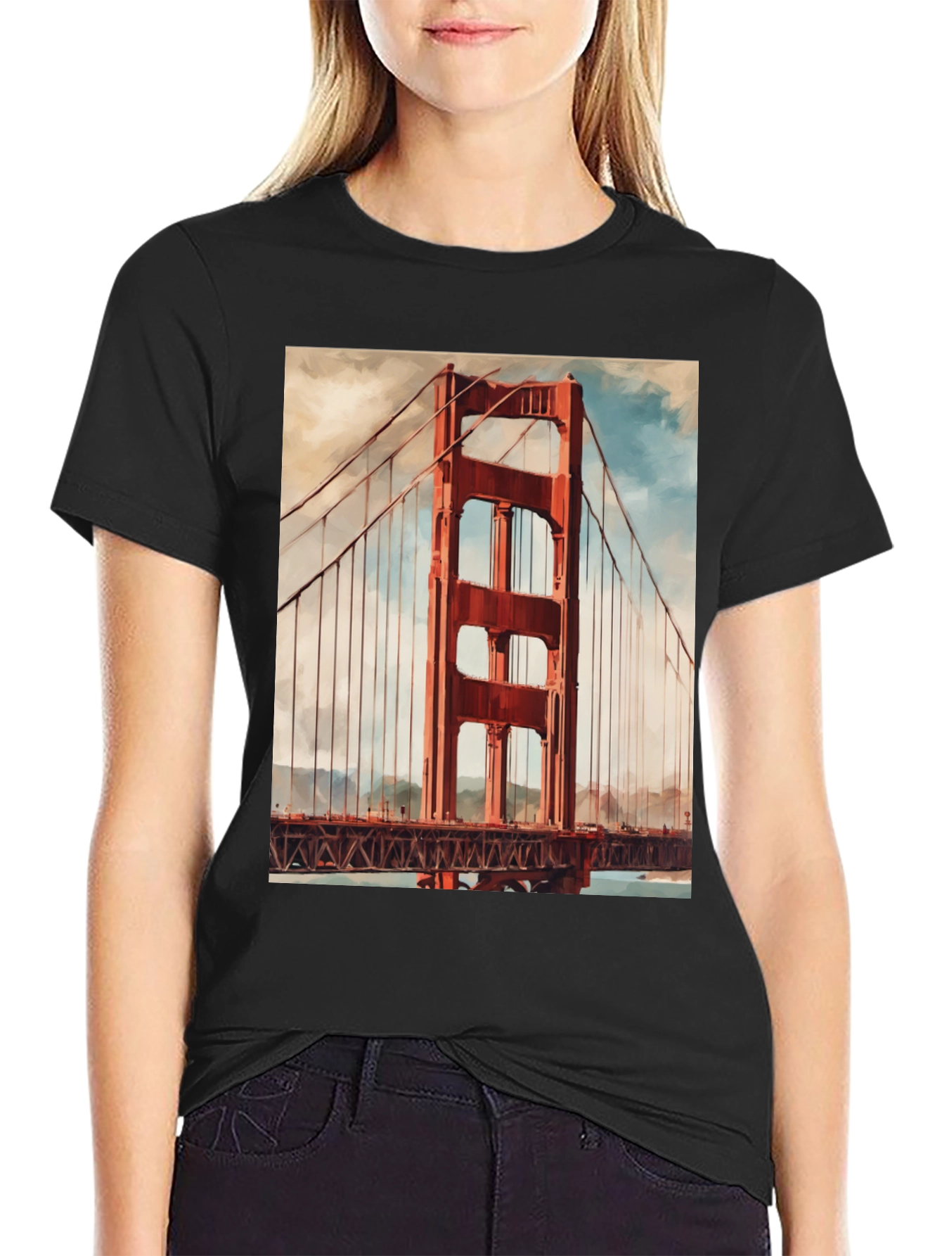 Golden Gate Bridge Graphic Tee - San Francisco T-Shirt
