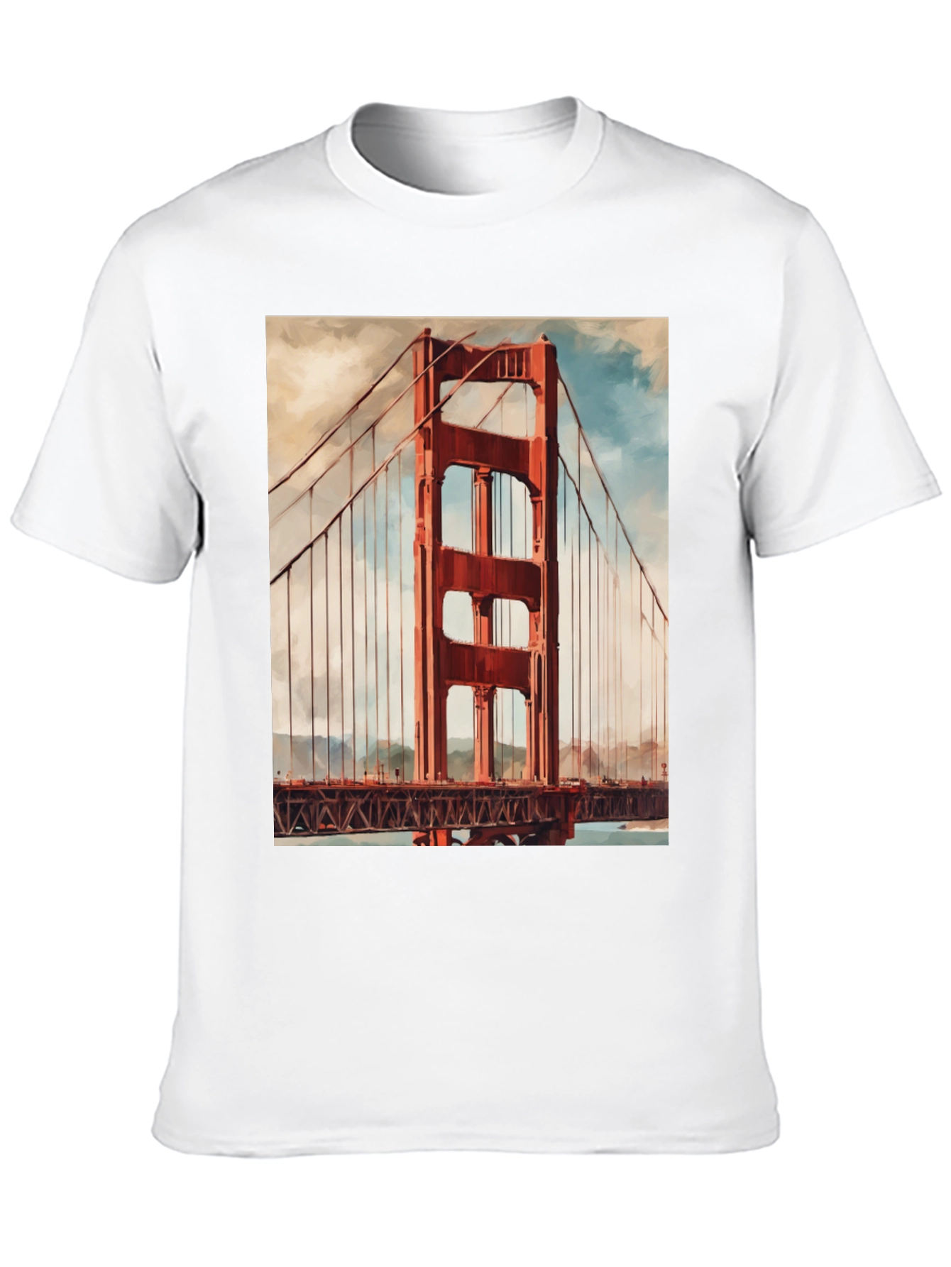 Golden Gate Bridge Graphic Tee - San Francisco T-Shirt