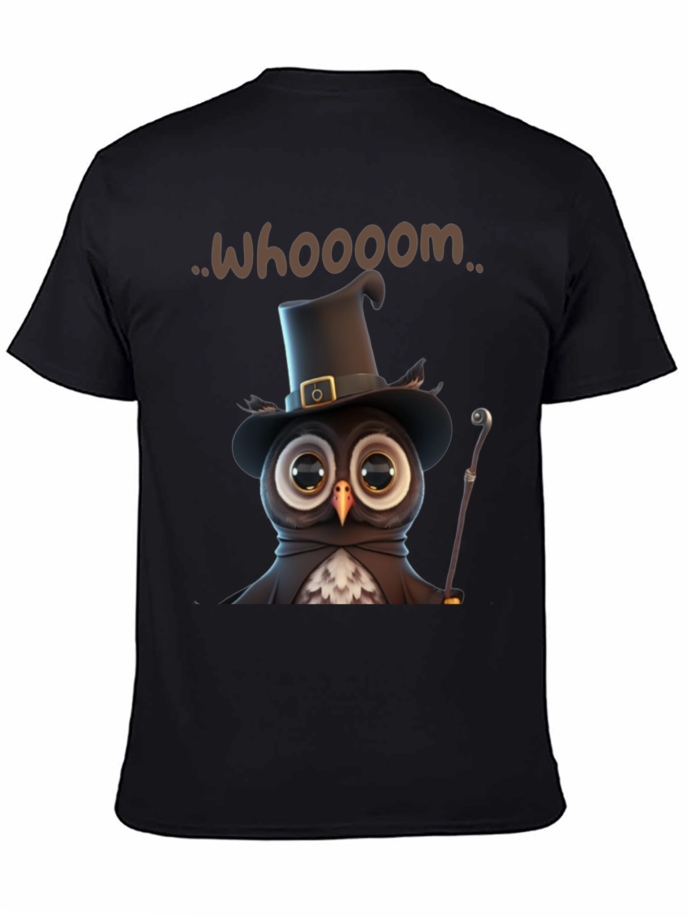 Whimsical Owl Graphic T-Shirt
