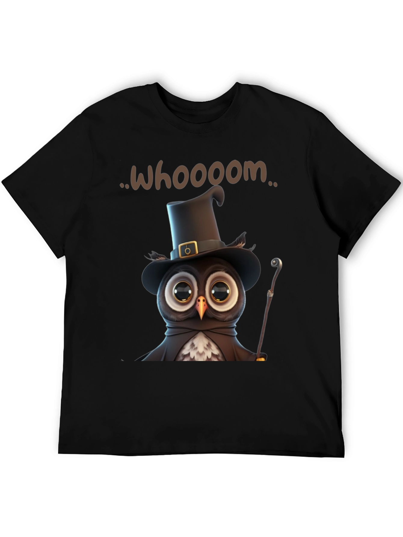 Whimsical Owl Graphic T-Shirt
