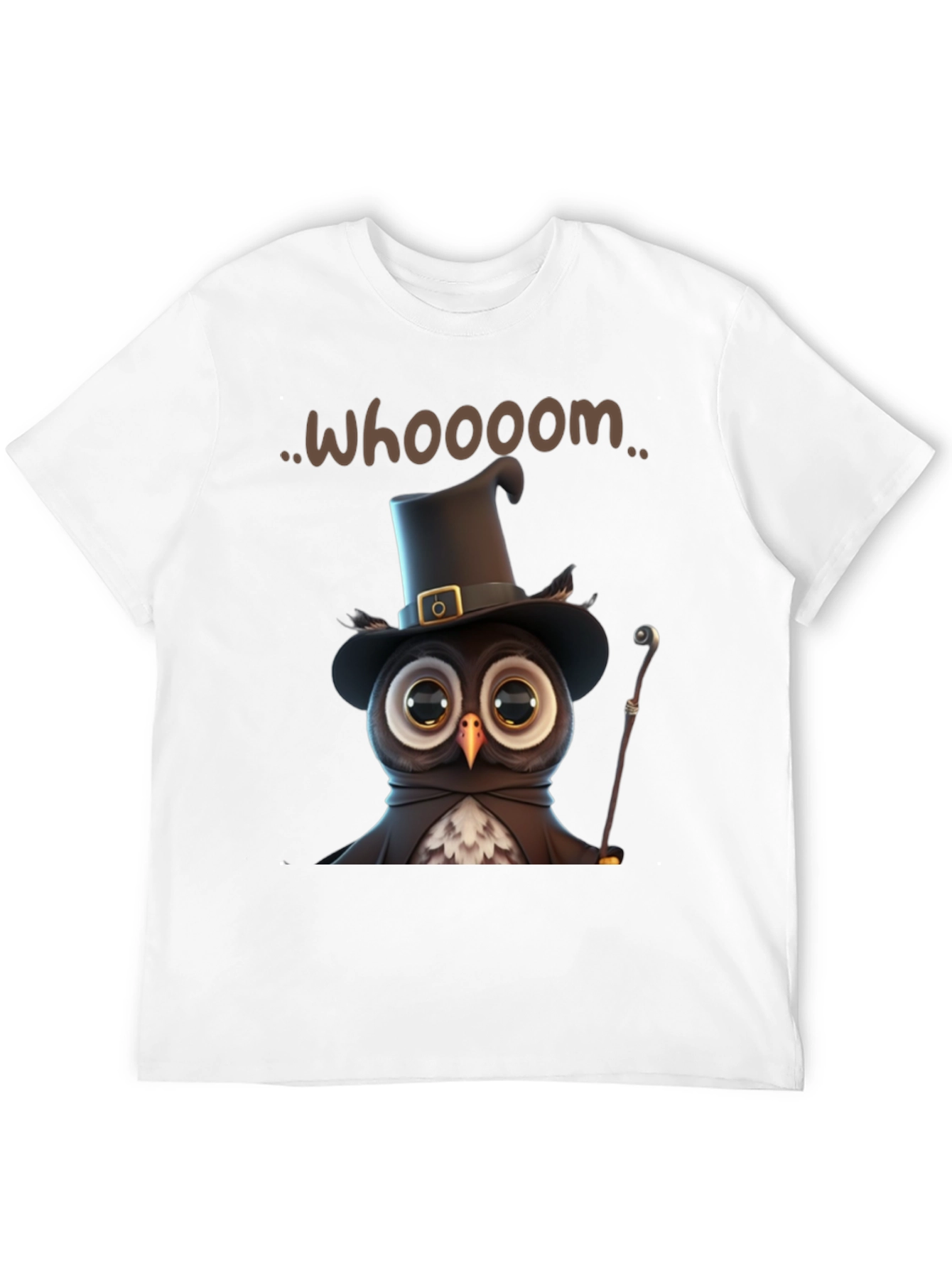 Whimsical Owl Graphic T-Shirt
