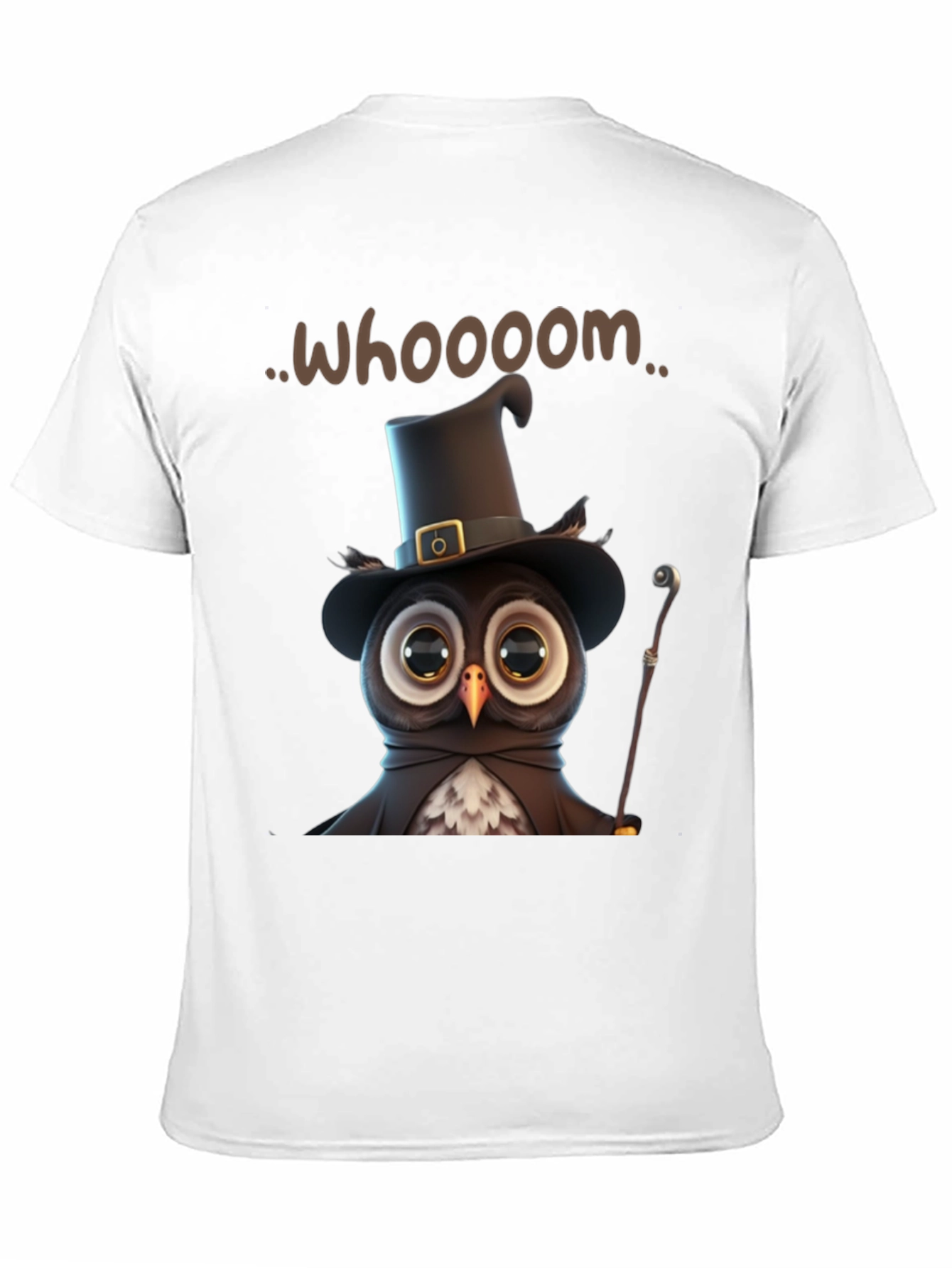 Whimsical Owl Graphic T-Shirt