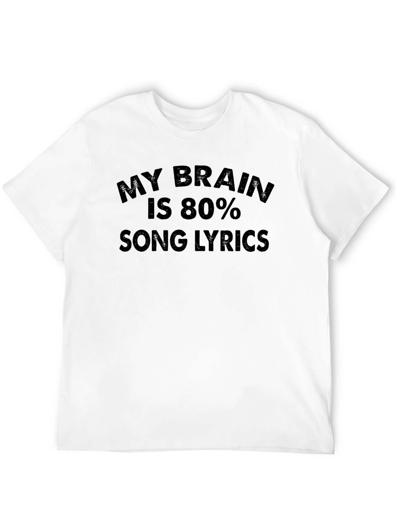 Song Lyrics Brain T-Shirt