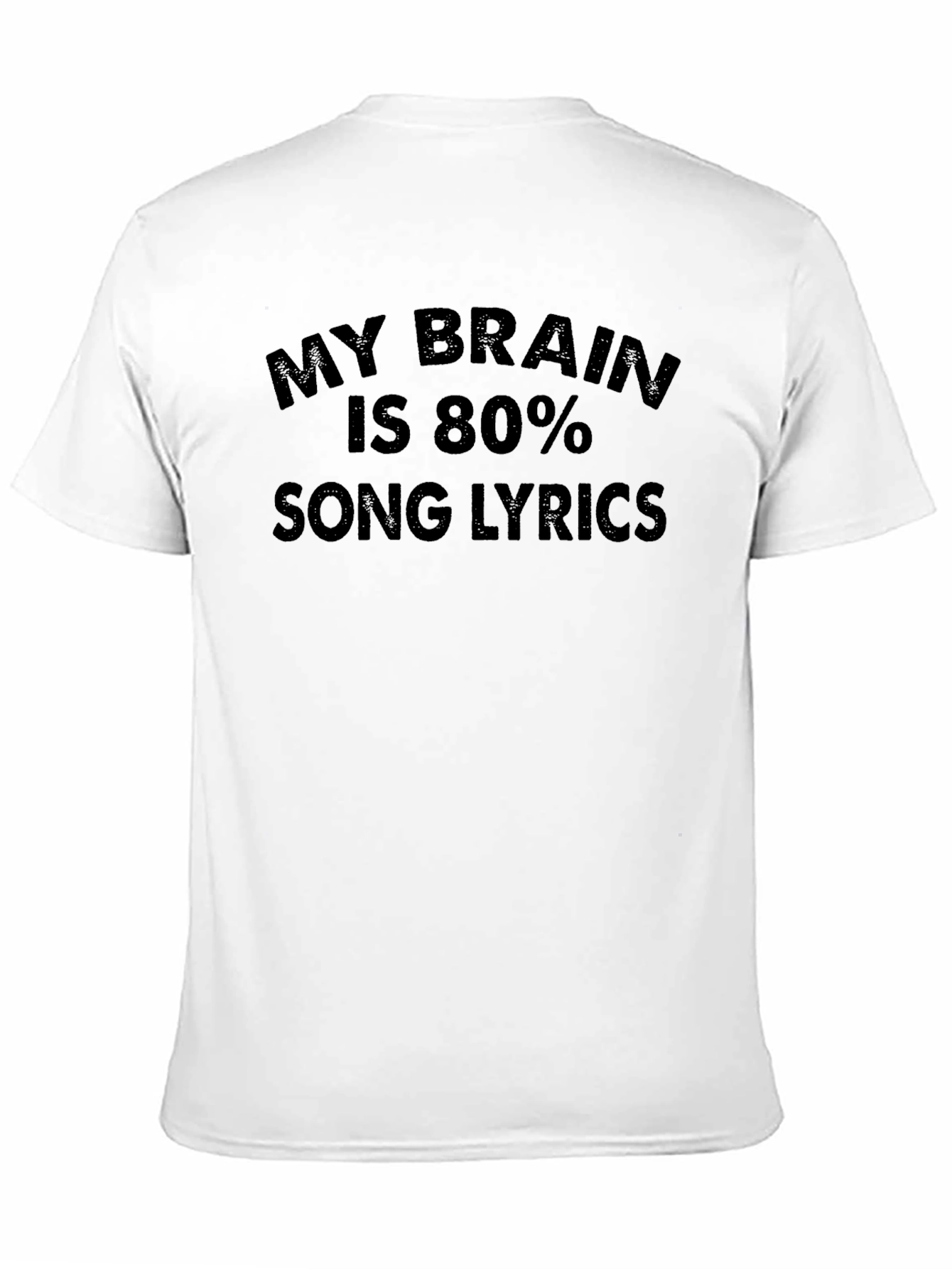 Song Lyrics Brain T-Shirt