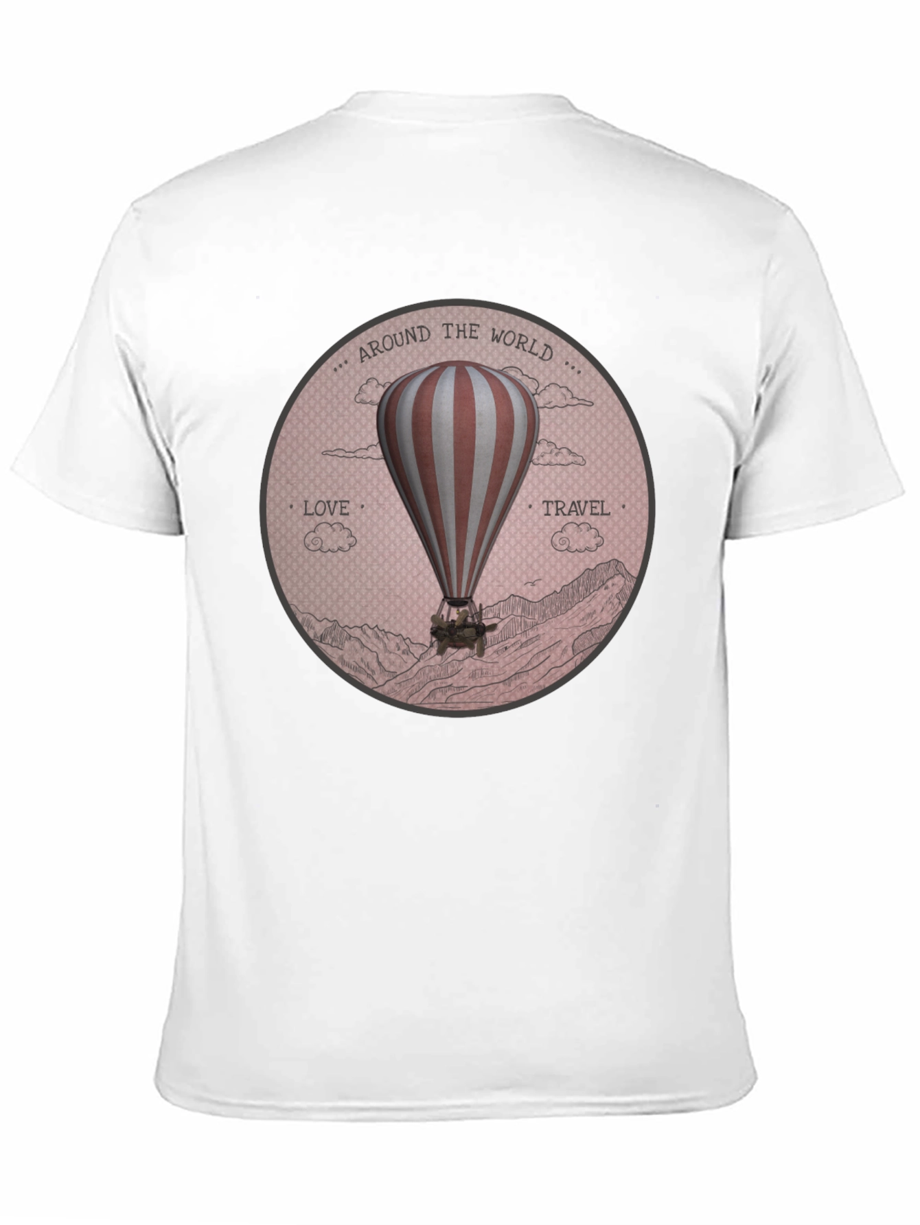 Around the World Hot Air Balloon Graphic Tee