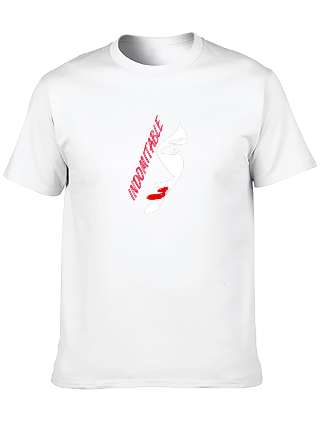 Indomitable Graphic Print Black T-Shirt