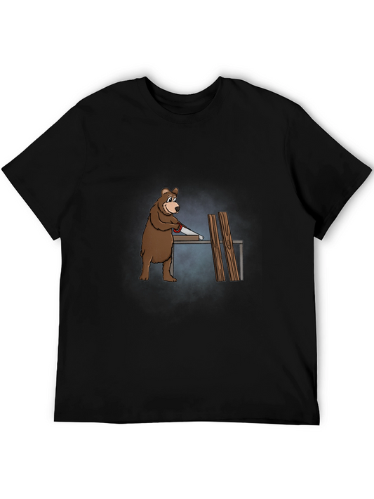 Bear Carpenter Black T-Shirt