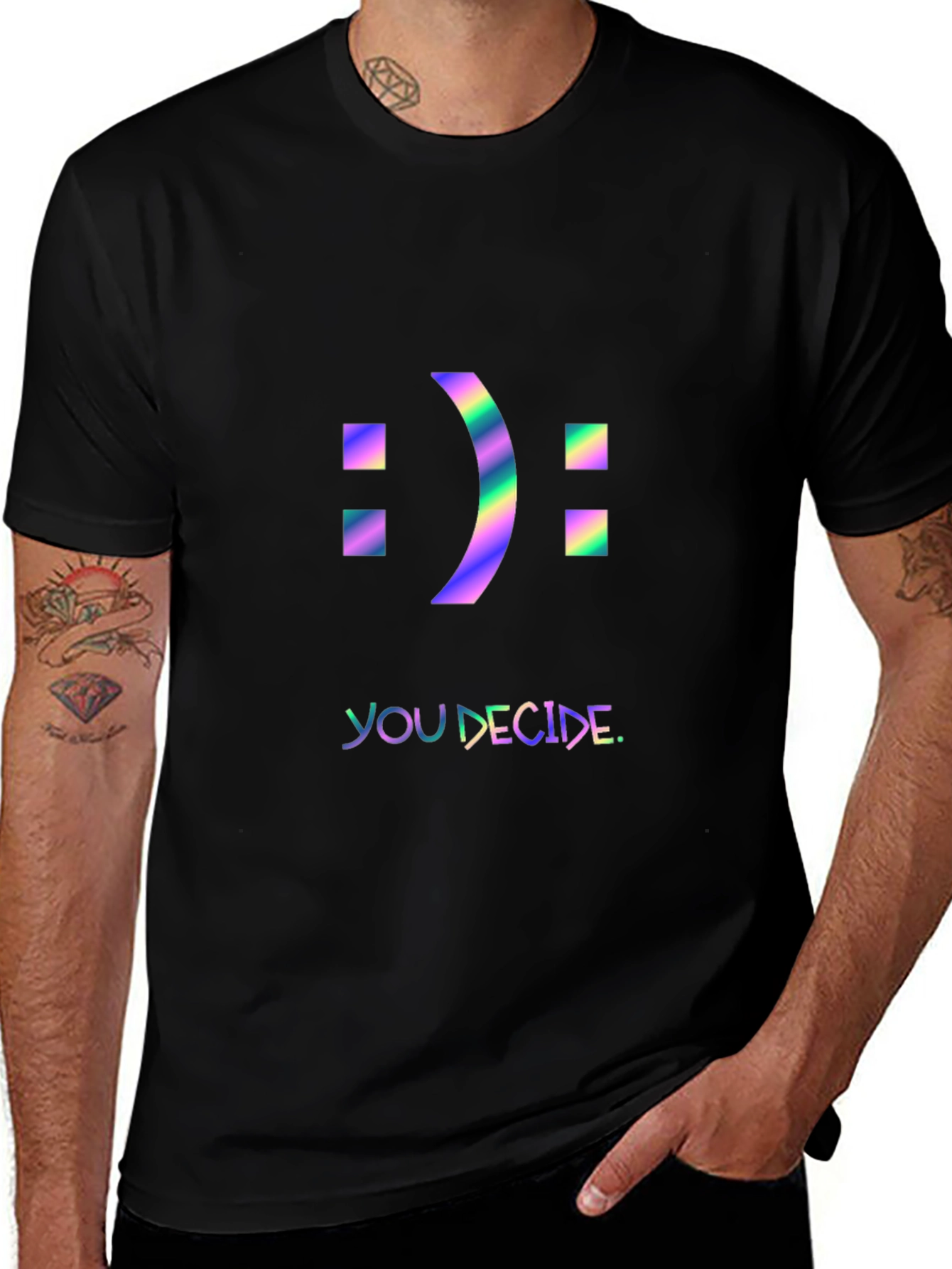 You Decide Graphic T-Shirt - Trendy Unisex Tee