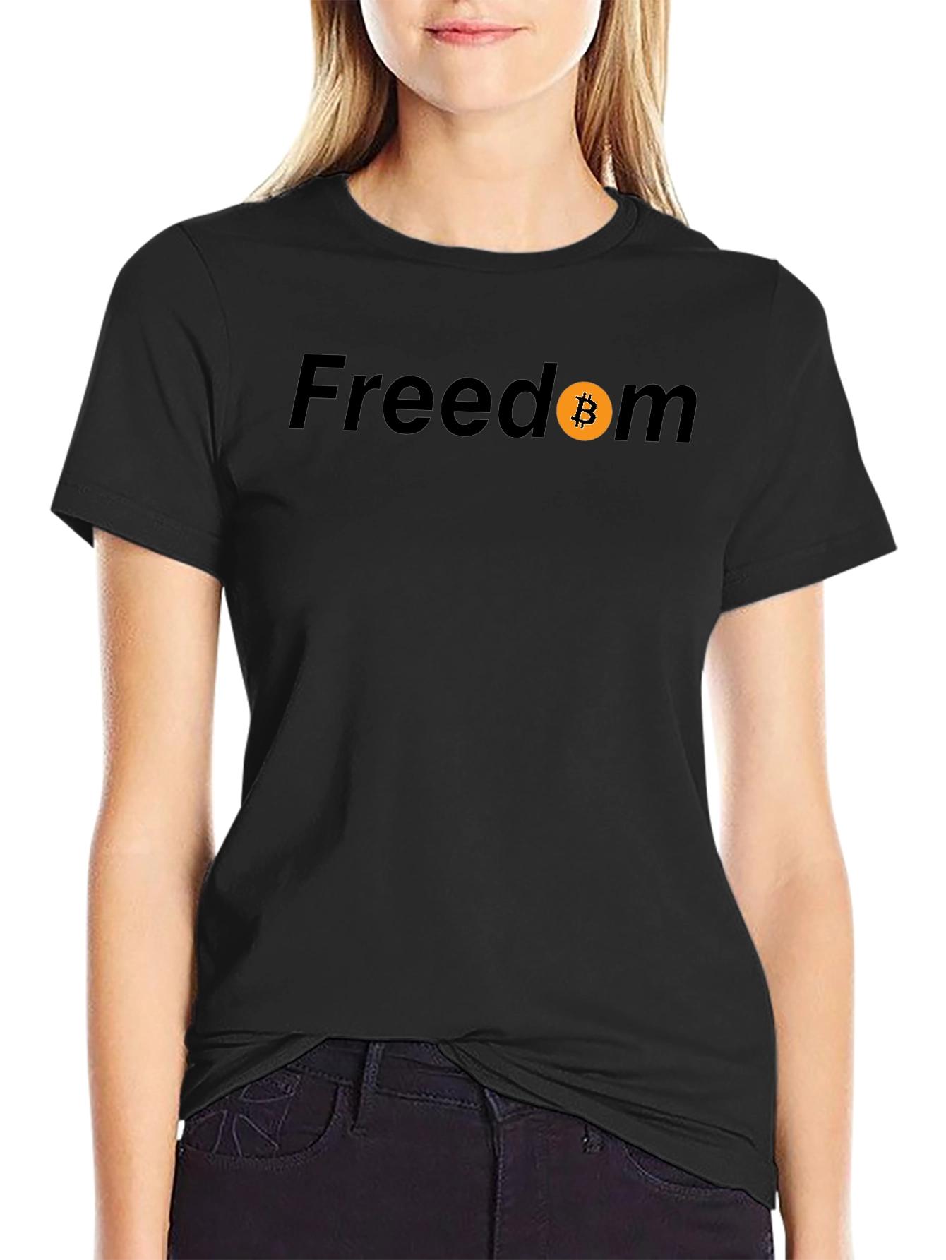 Freedom Bitcoin Black T-Shirt