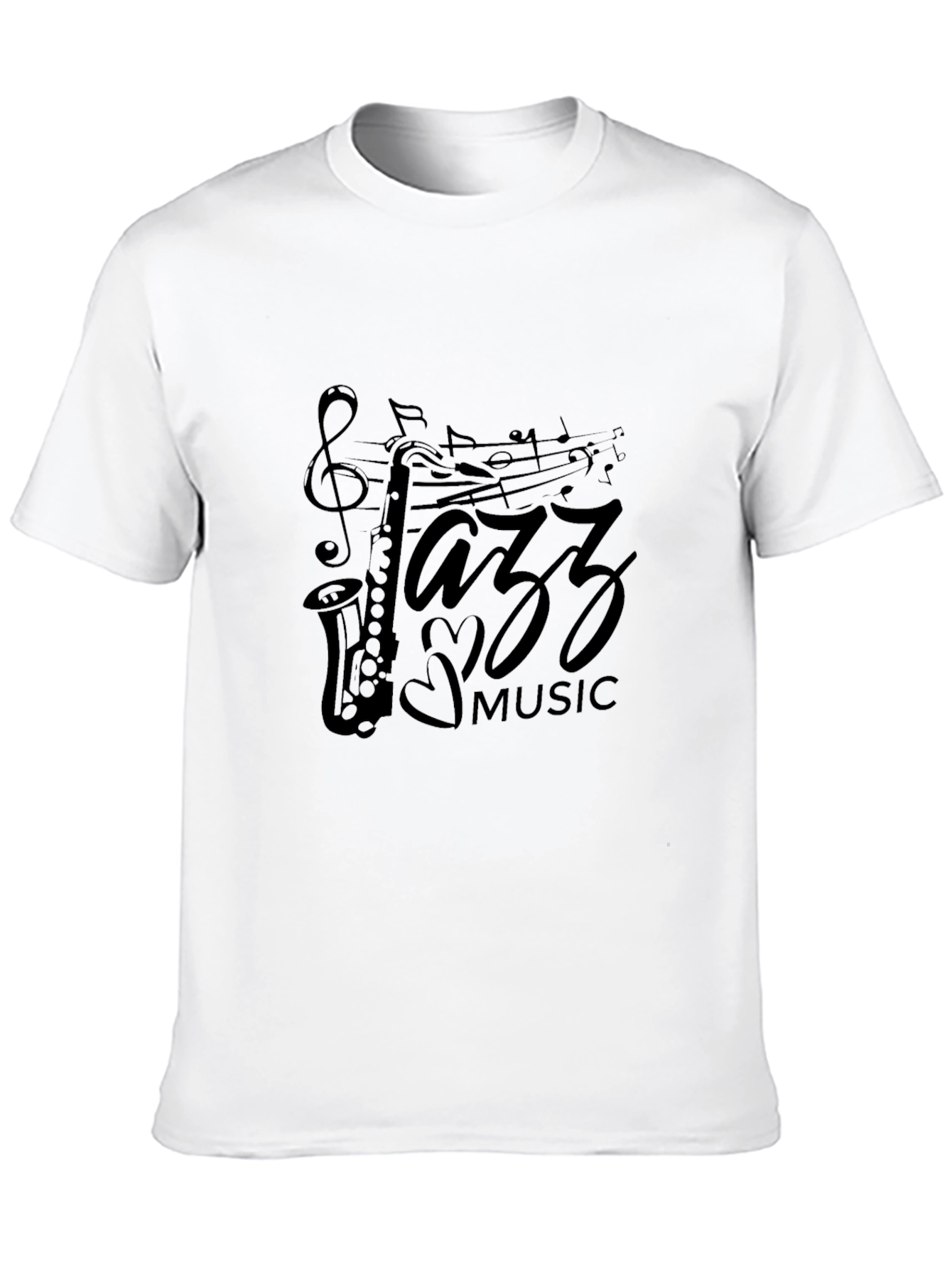 Jazz Music Saxophone Graphic T-Shirt