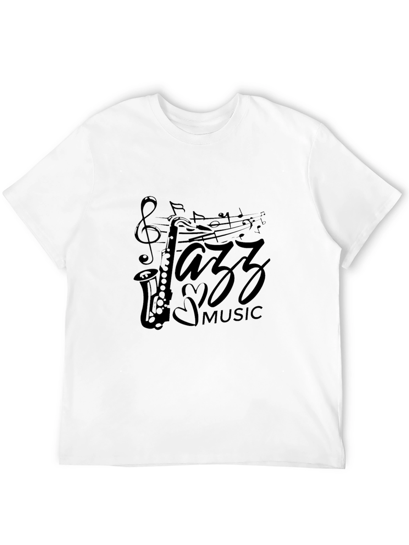 Jazz Music Saxophone Graphic T-Shirt
