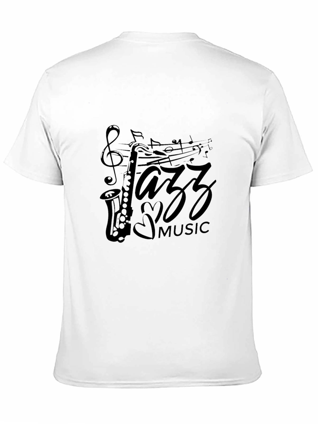 Jazz Music Saxophone Graphic T-Shirt