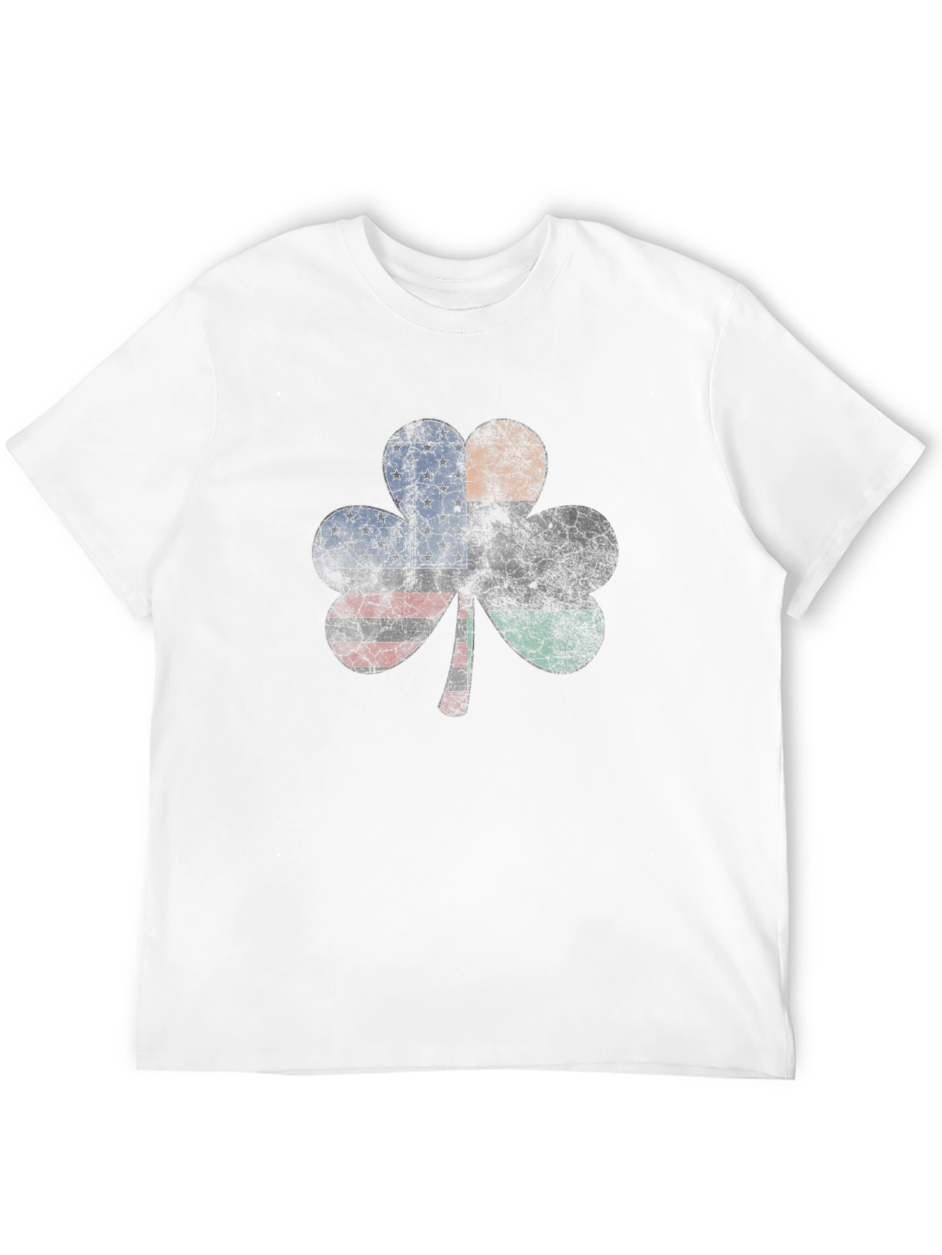 Shamrock Flag T-Shirt - Patriotic Irish Style
