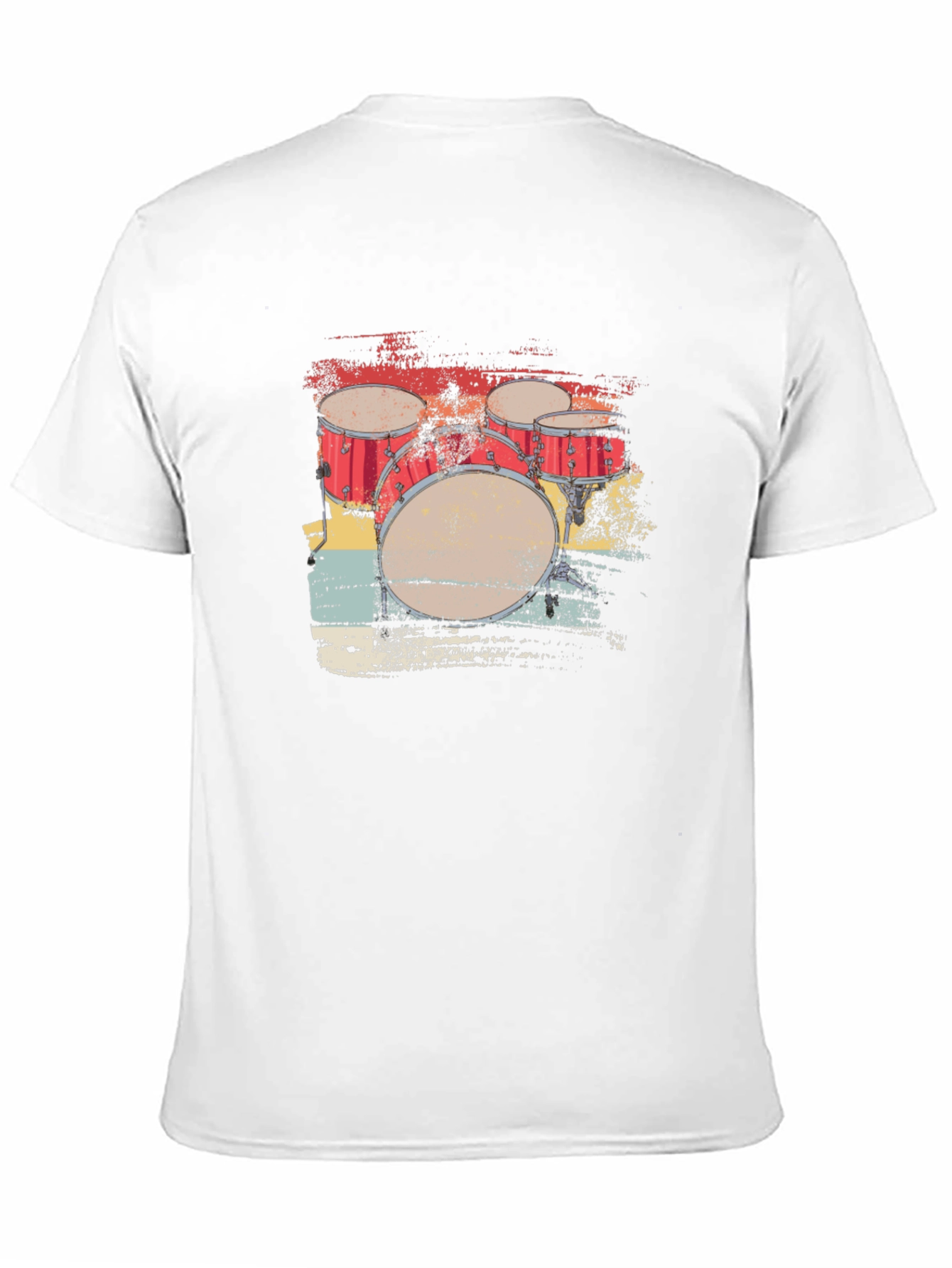 Retro Drum Set Graphic Tee