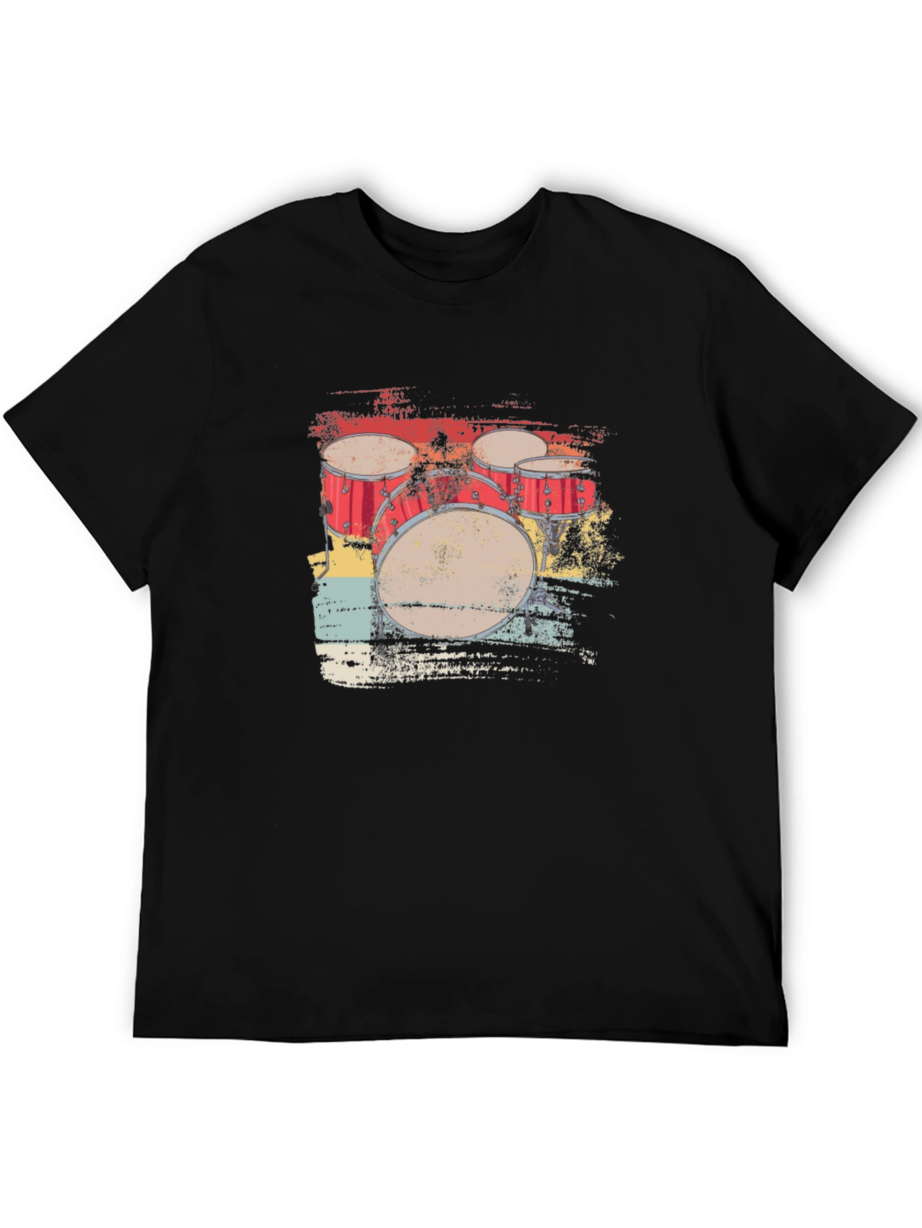 Retro Drum Set Graphic Tee