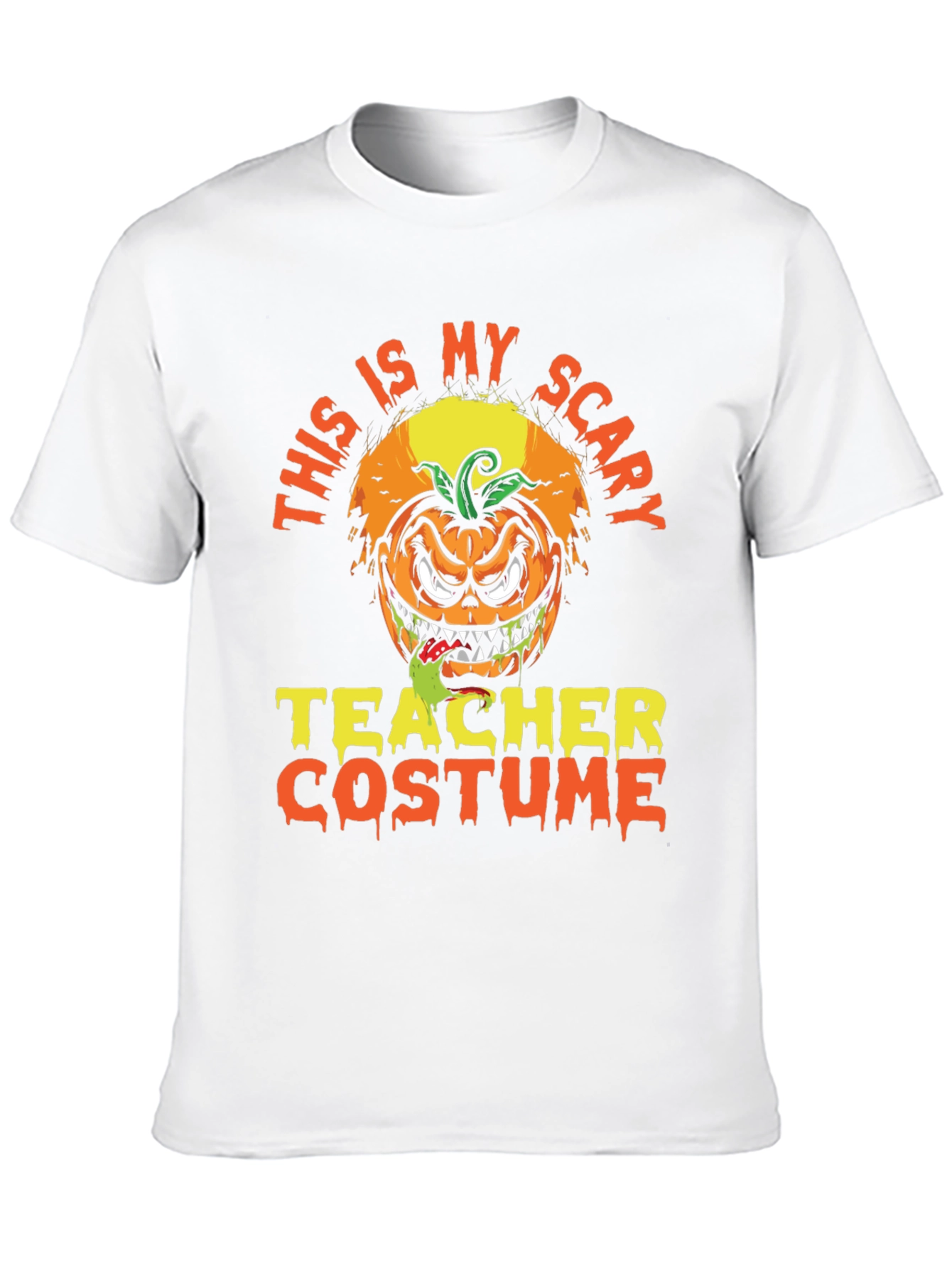 Scary Teacher Costume Halloween T-Shirt
