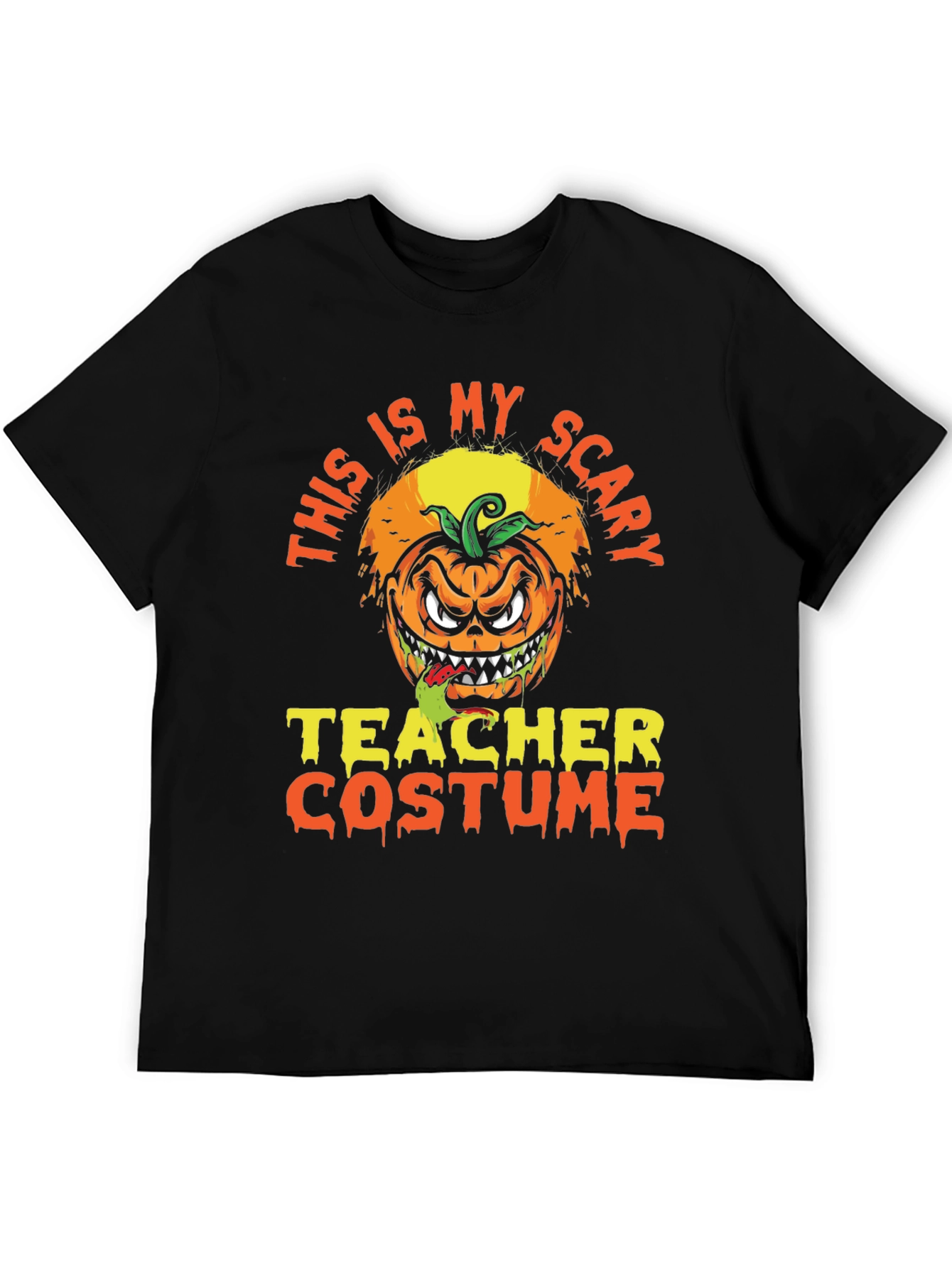 Scary Teacher Costume Halloween T-Shirt