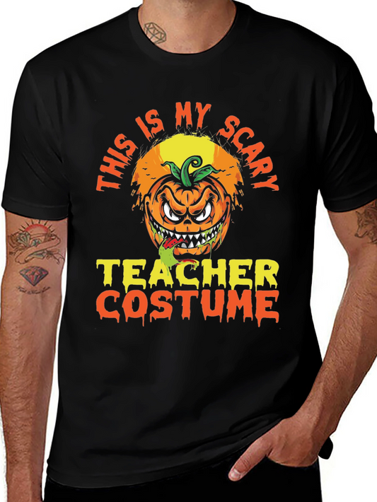 Scary Teacher Costume Halloween T-Shirt