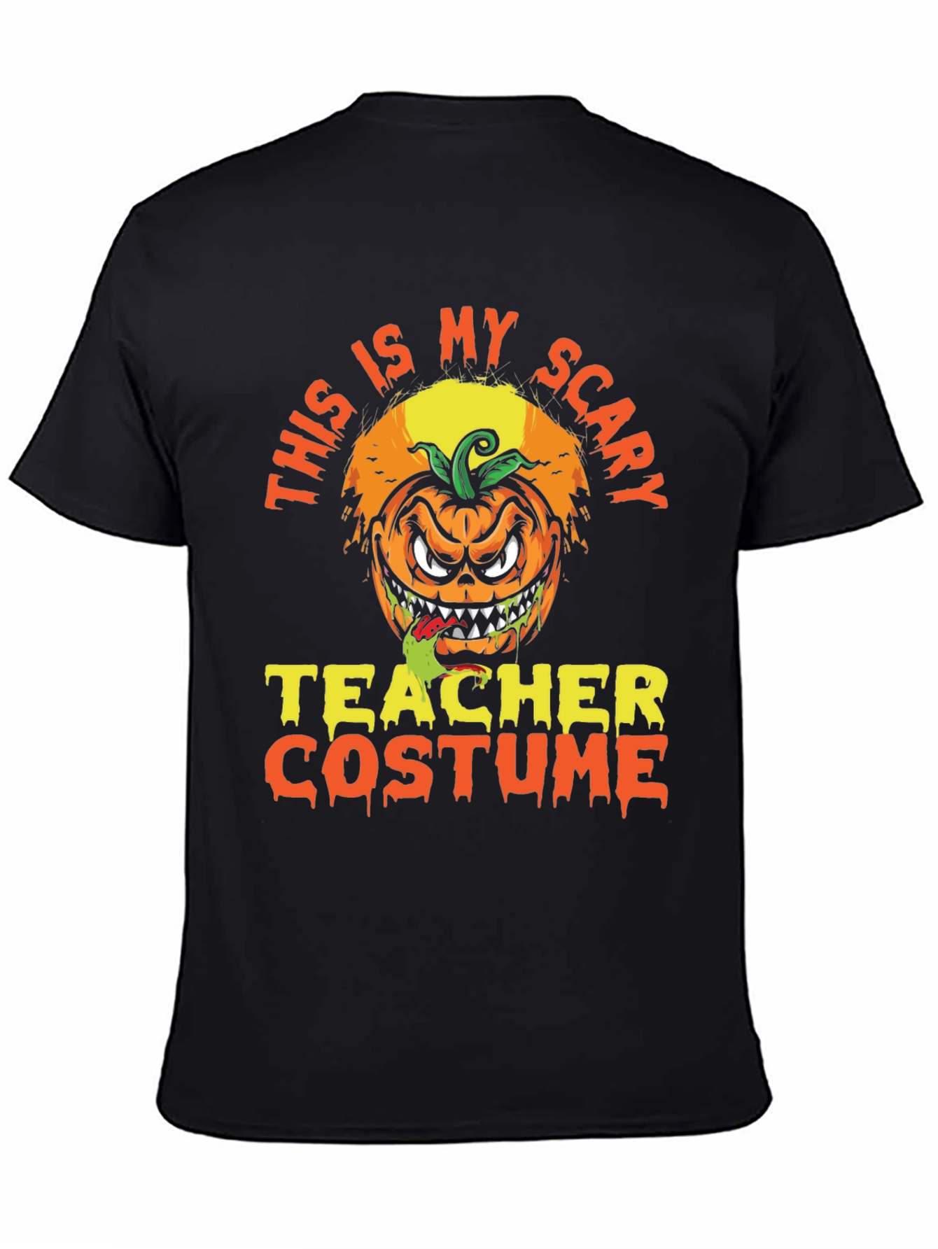 Scary Teacher Costume Halloween T-Shirt