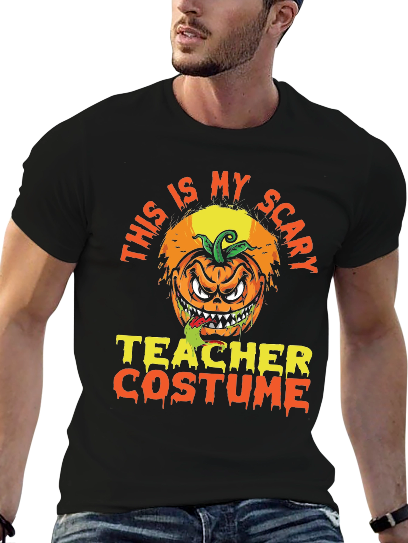 Scary Teacher Costume Halloween T-Shirt