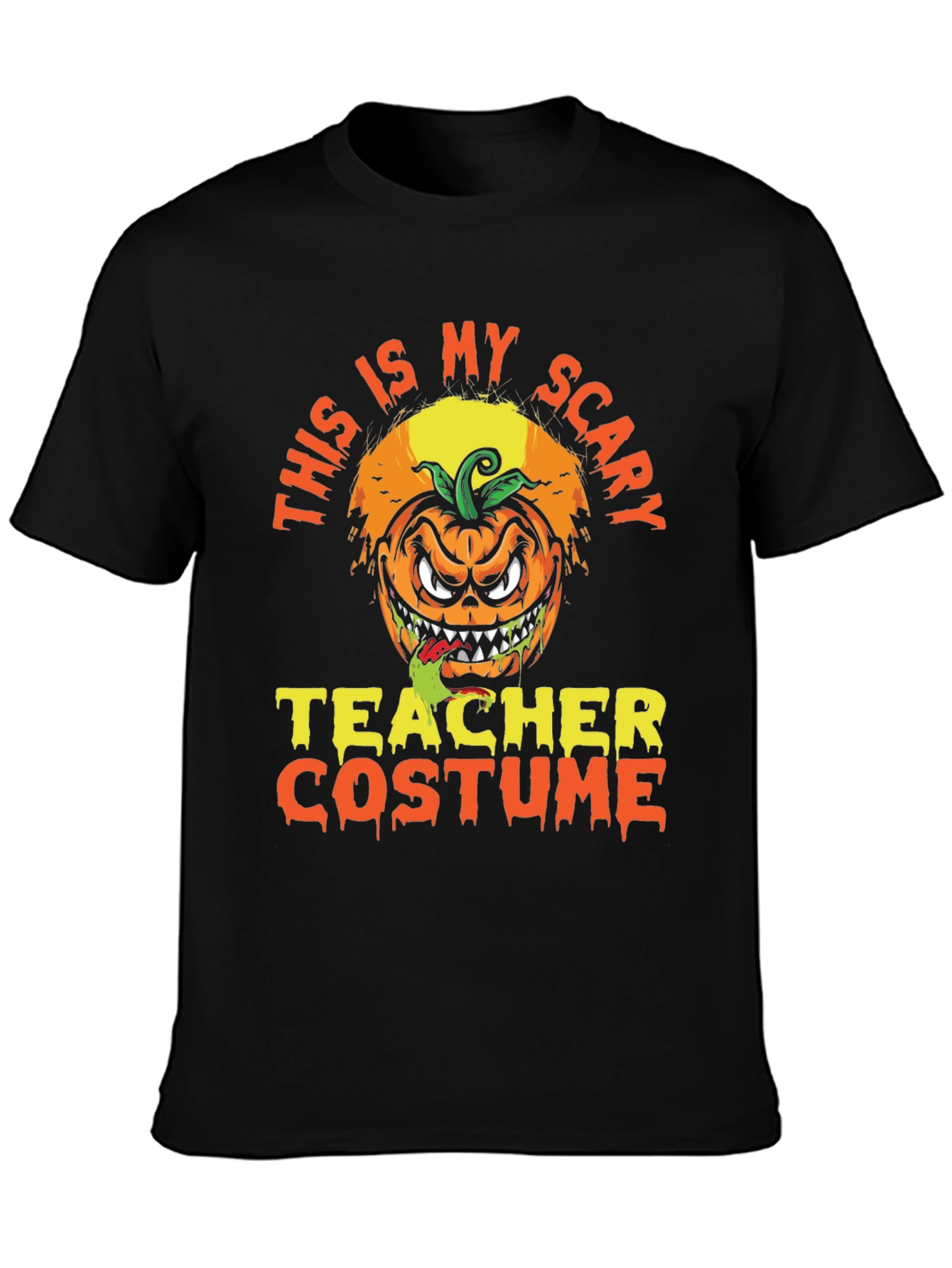Scary Teacher Costume Halloween T-Shirt