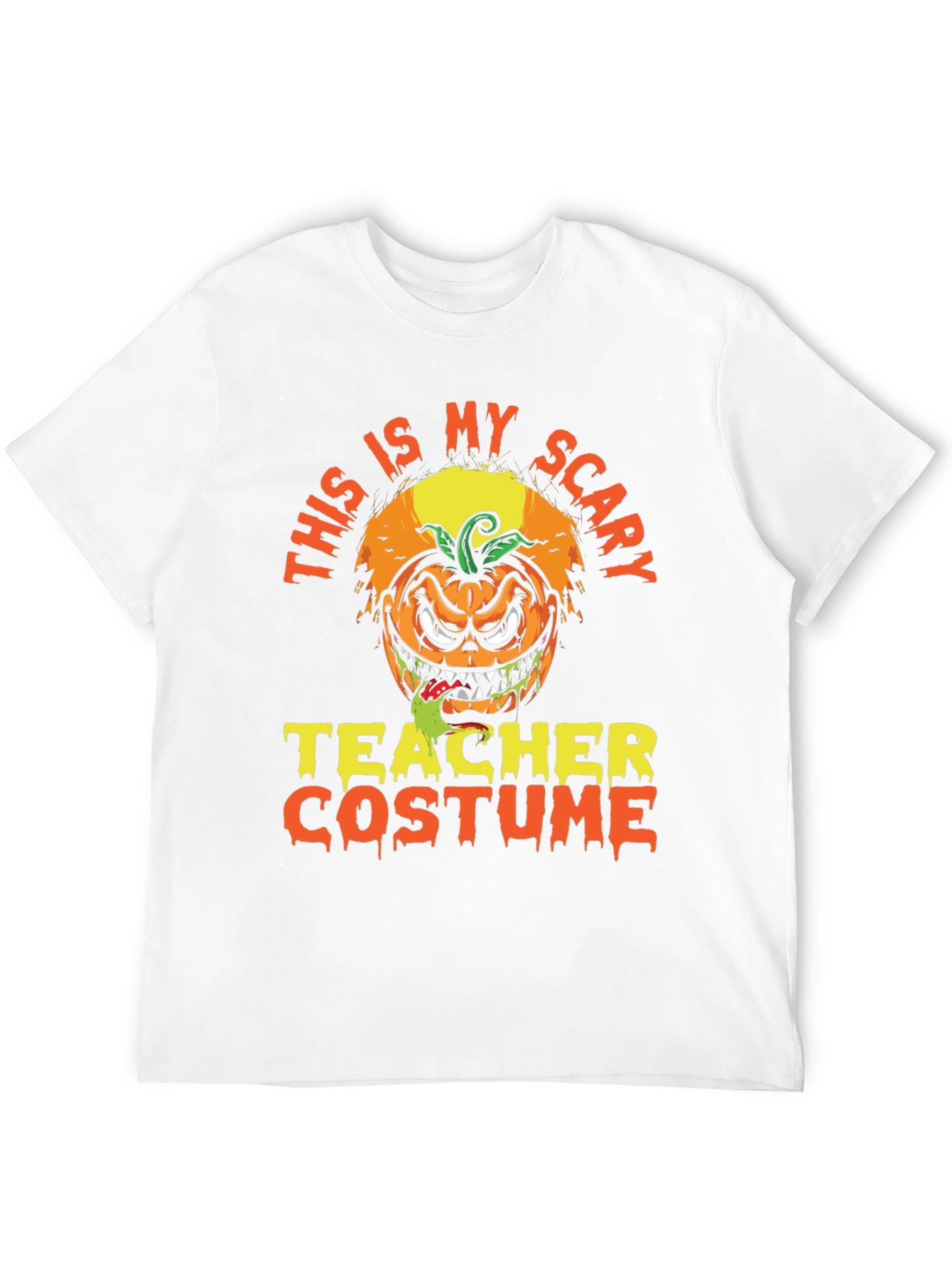 Scary Teacher Costume Halloween T-Shirt