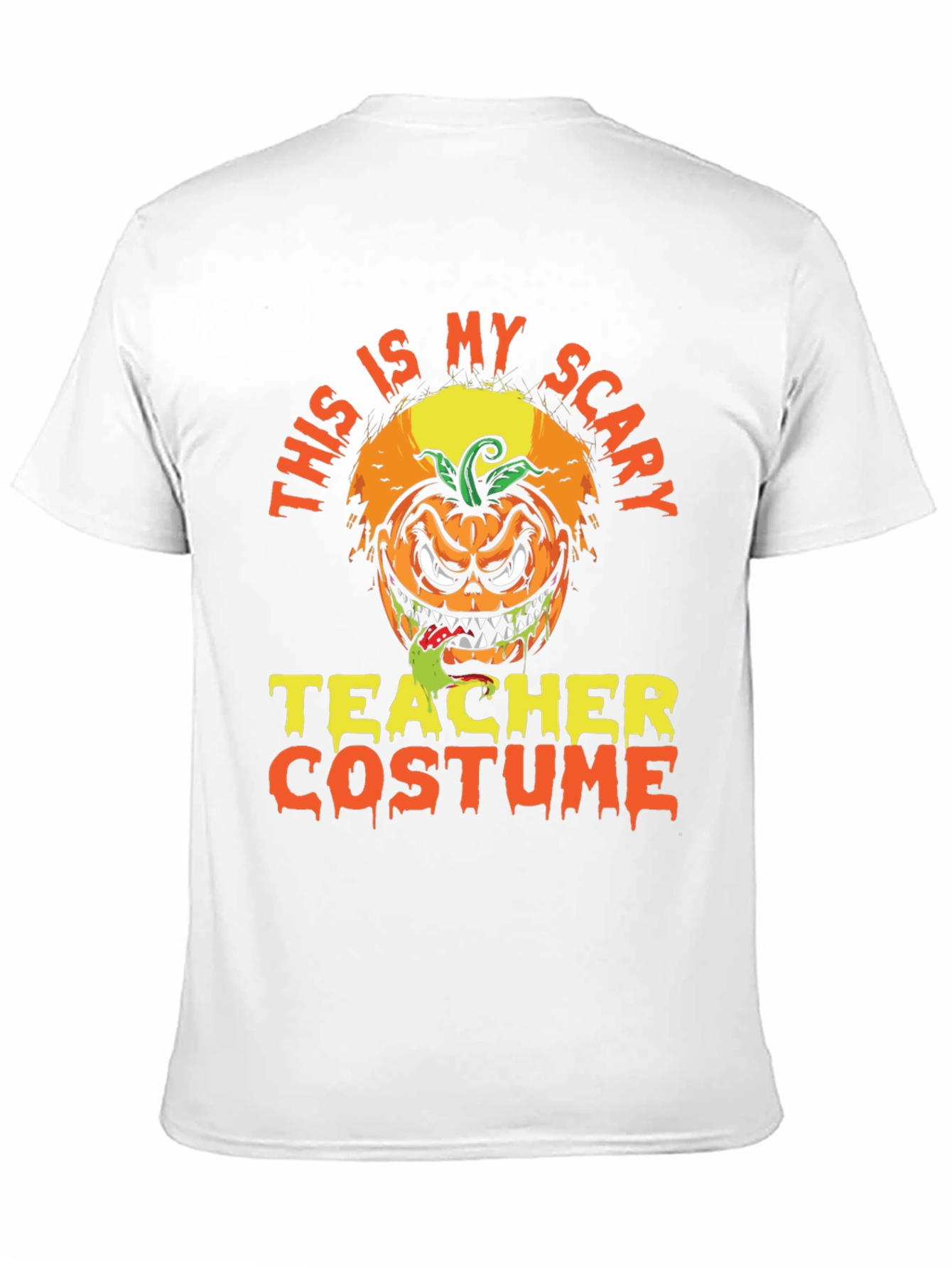 Scary Teacher Costume Halloween T-Shirt