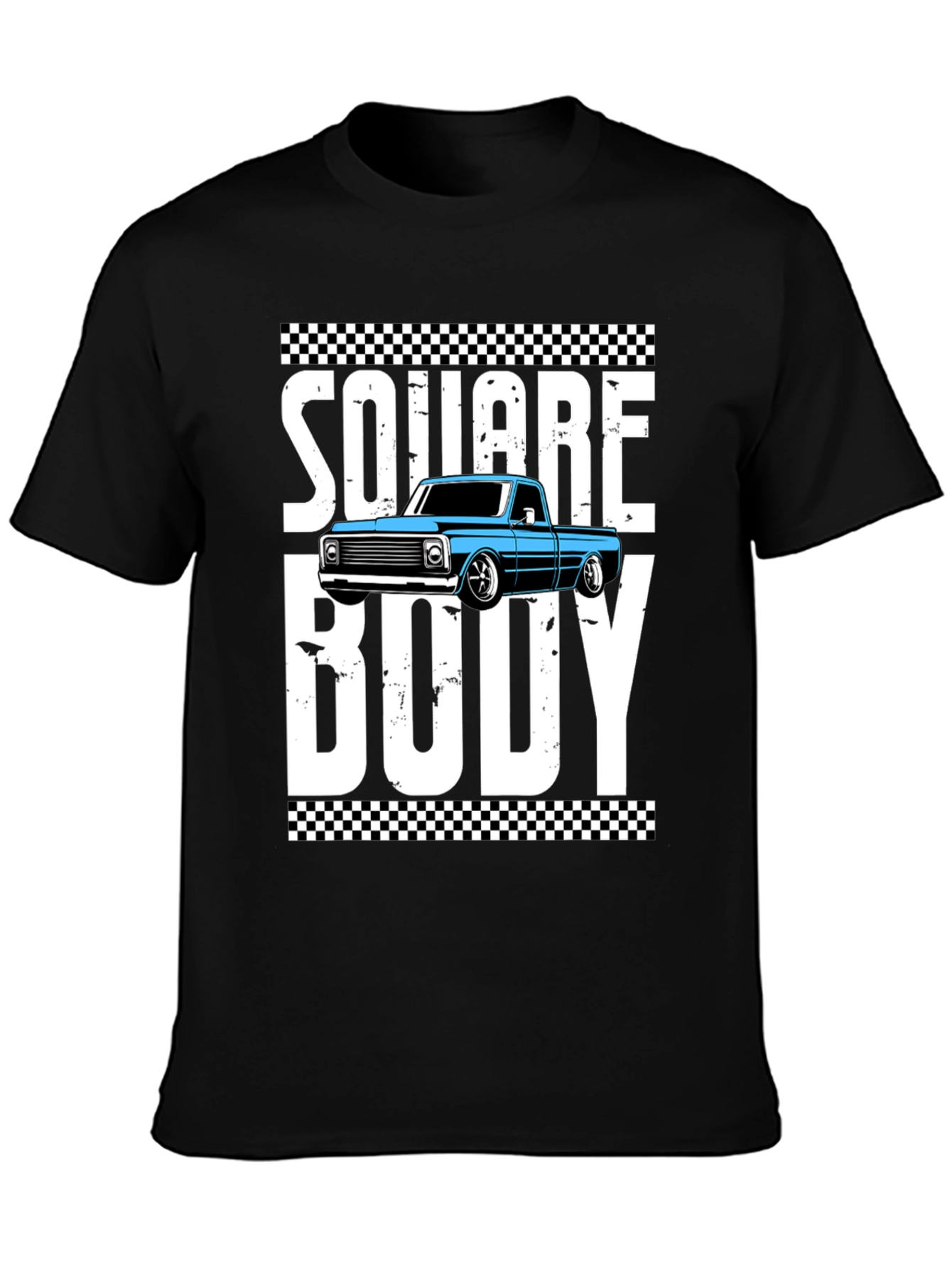 Square Body Graphic Tee - Truck Enthusiast Shirt