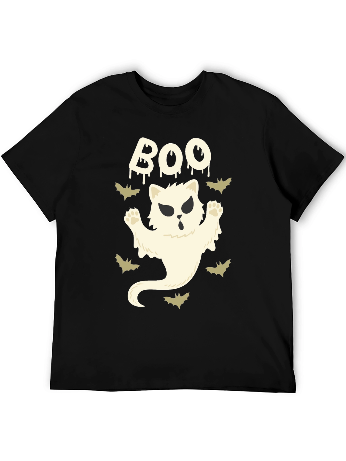 Boo Cat Ghost T-Shirt - Halloween Tee