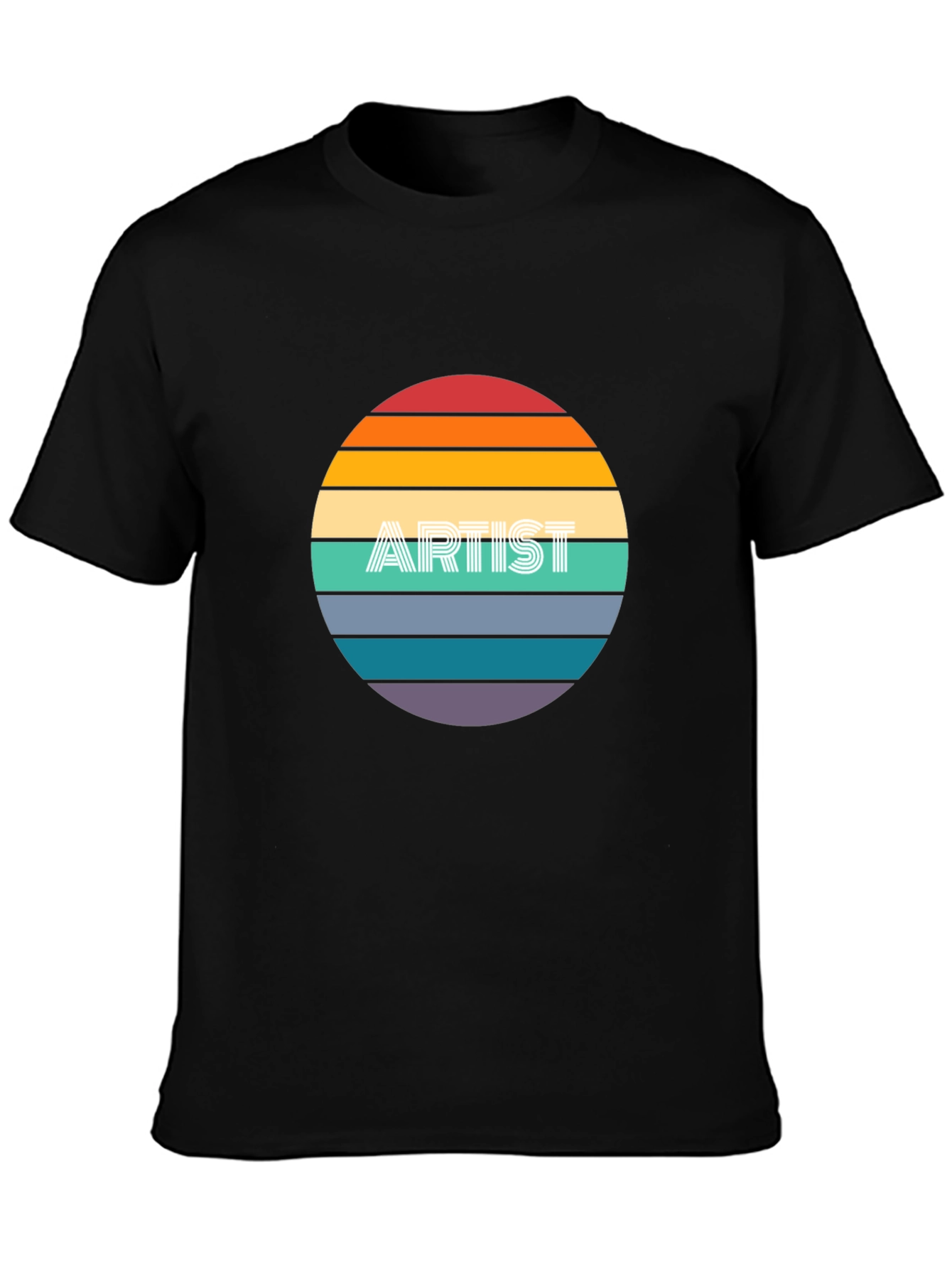 Artist Sunset Graphic T-Shirt - Soft Cotton Blend