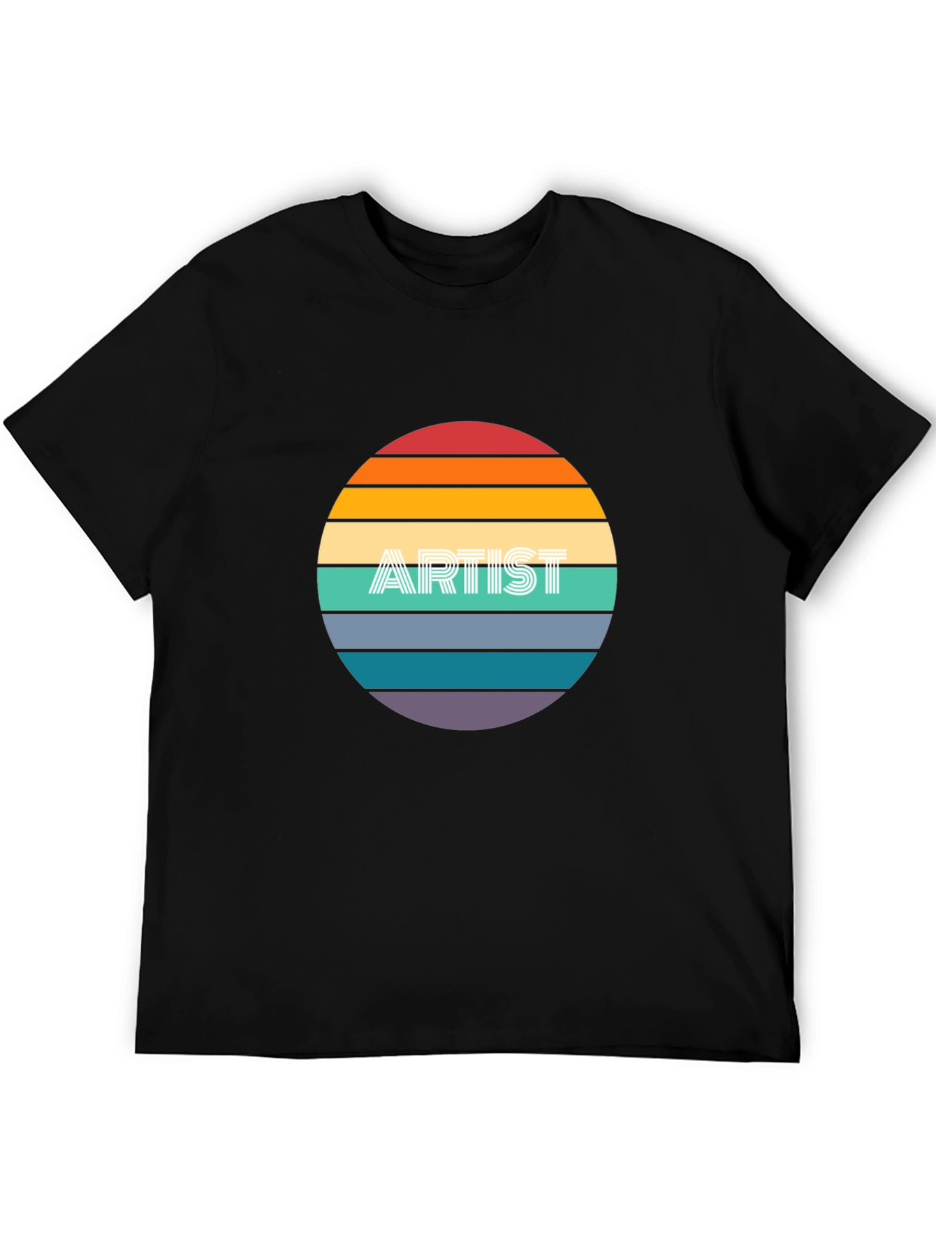 Artist Sunset Graphic T-Shirt - Soft Cotton Blend
