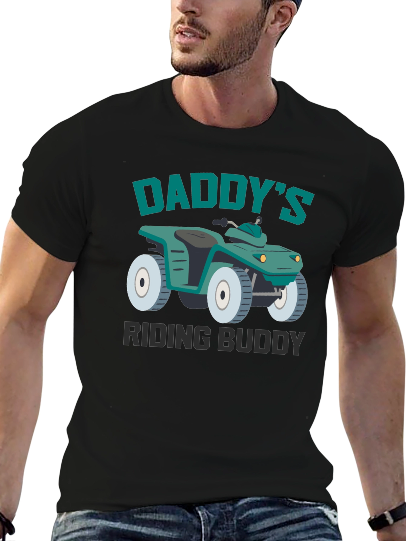 Daddys Riding Buddy ATV Graphic Tee