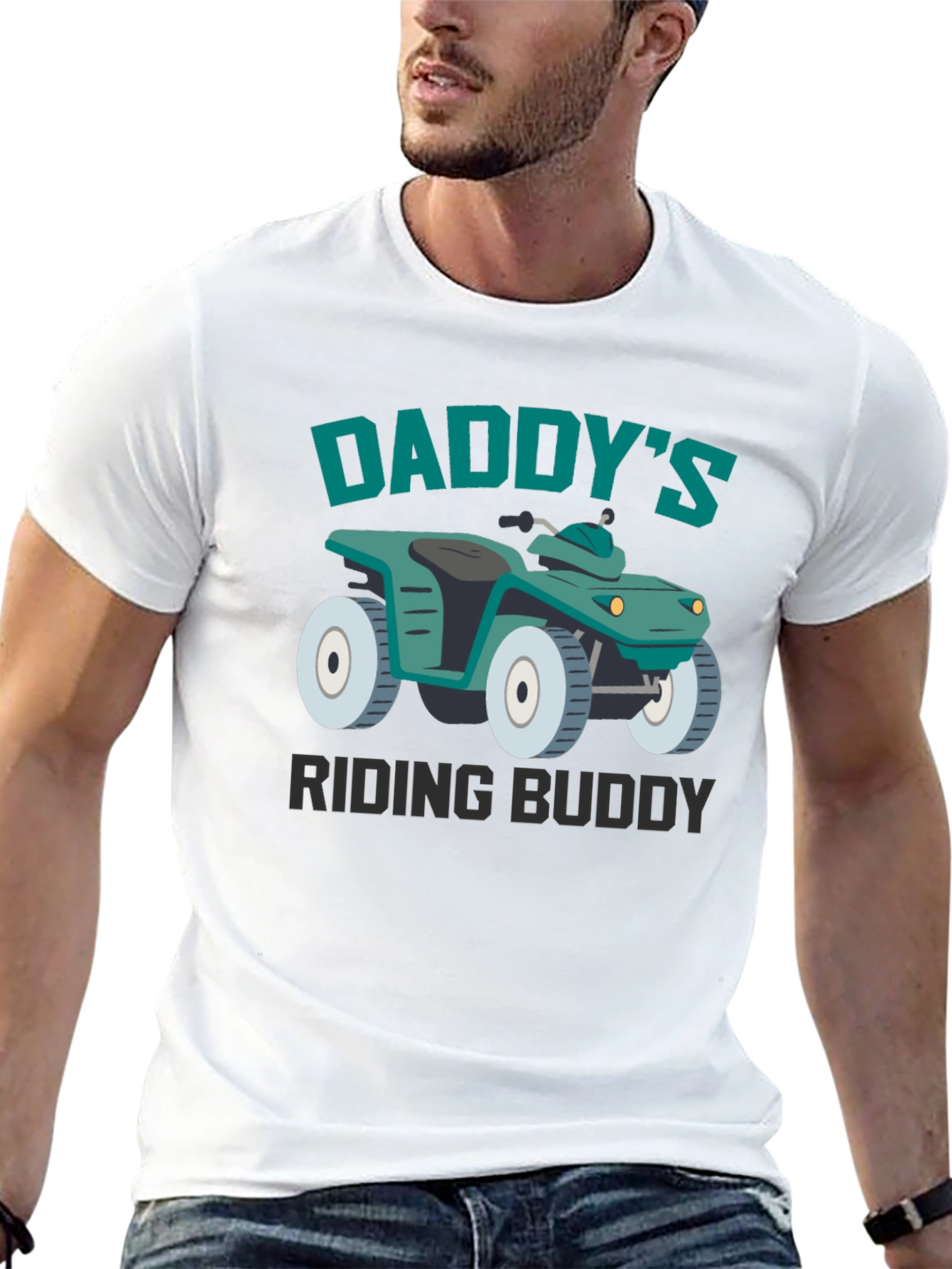 Daddys Riding Buddy ATV Graphic Tee