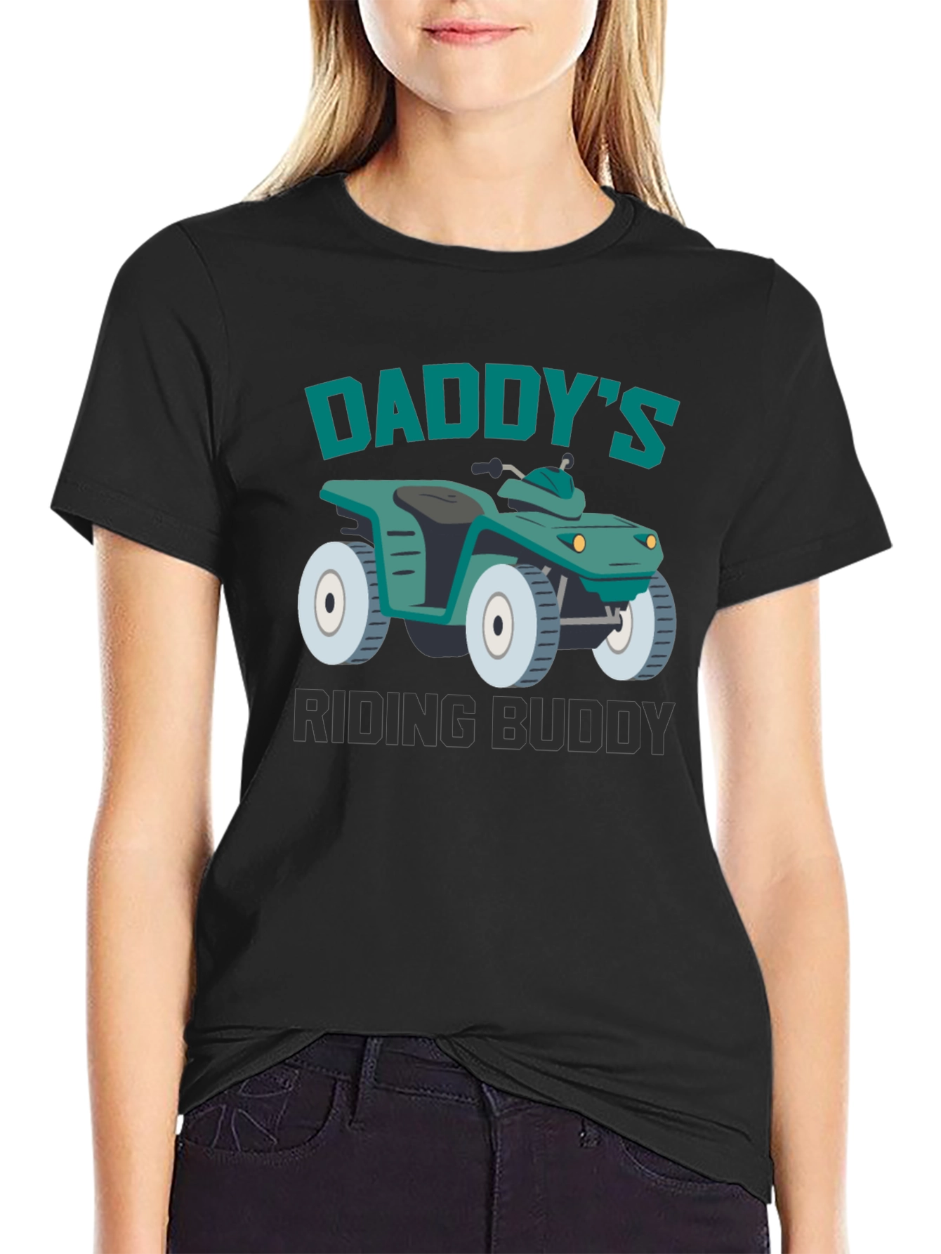 Daddys Riding Buddy ATV Graphic Tee