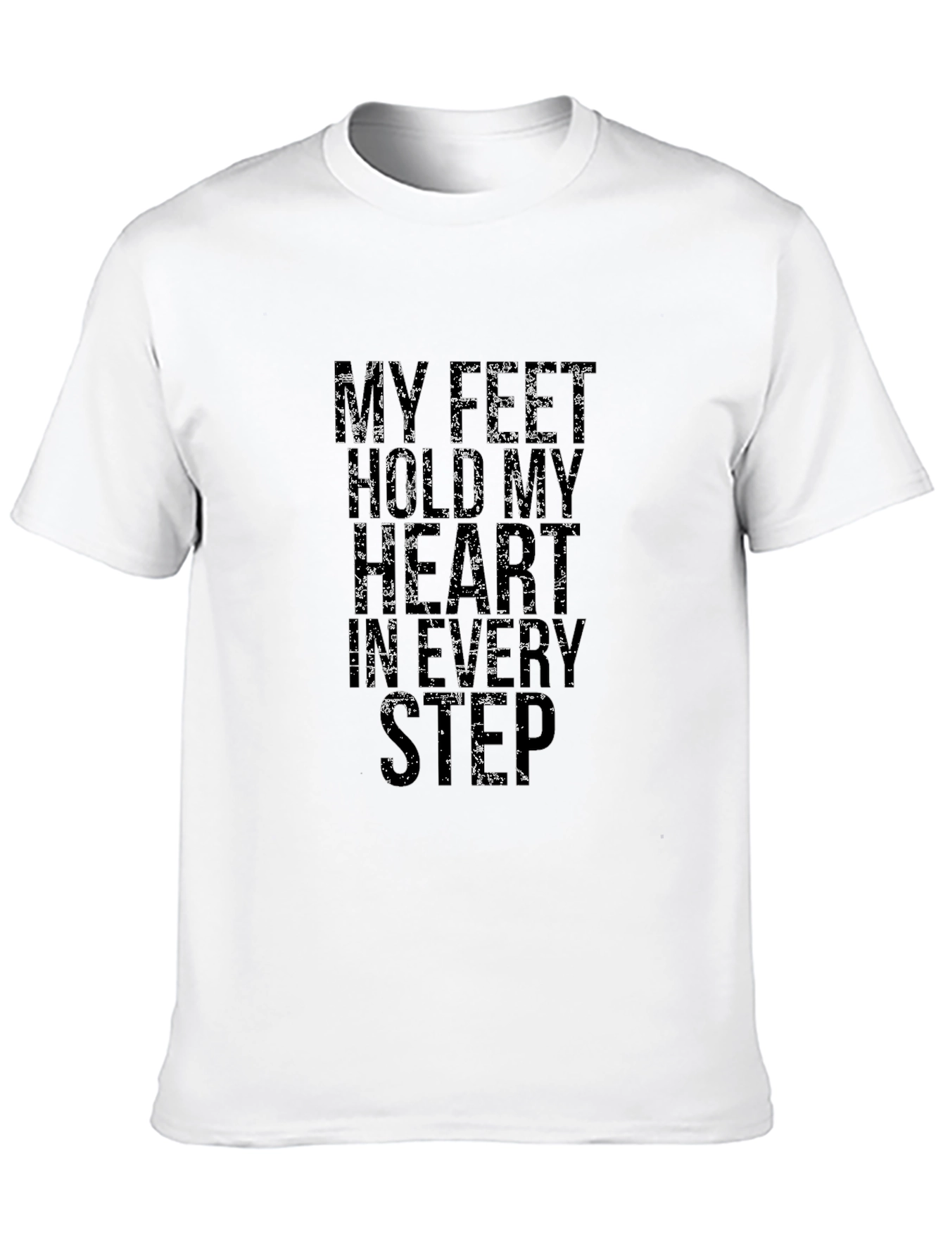 My Feet Heavenly Step Black Graphic Tee
