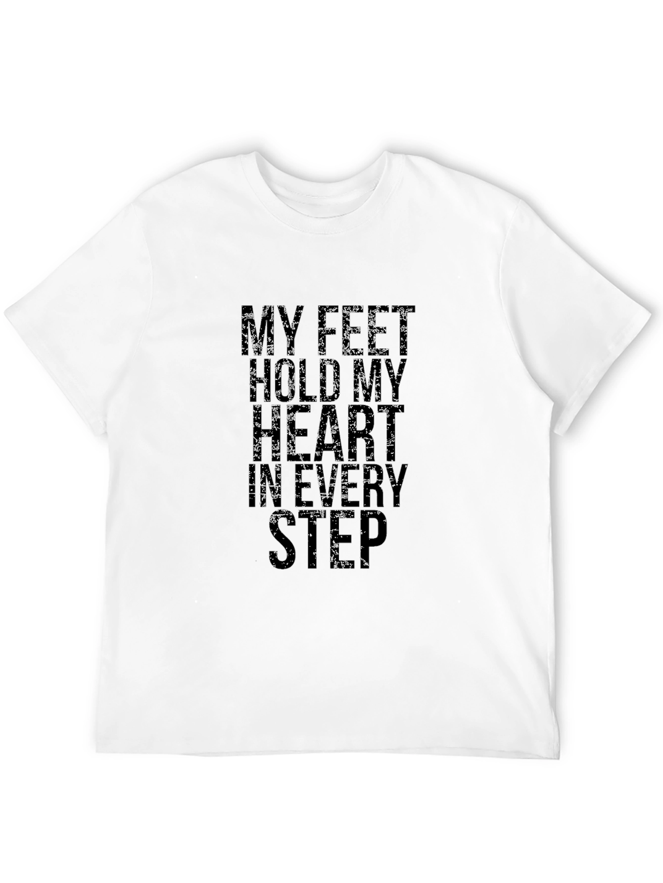 My Feet Heavenly Step Black Graphic Tee