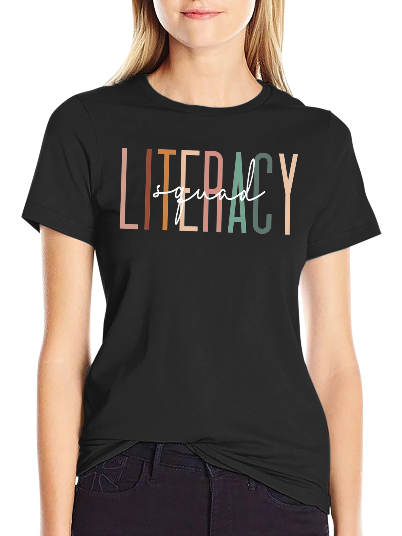 Literacy Squad Graphic Tee - Teacher Shirt