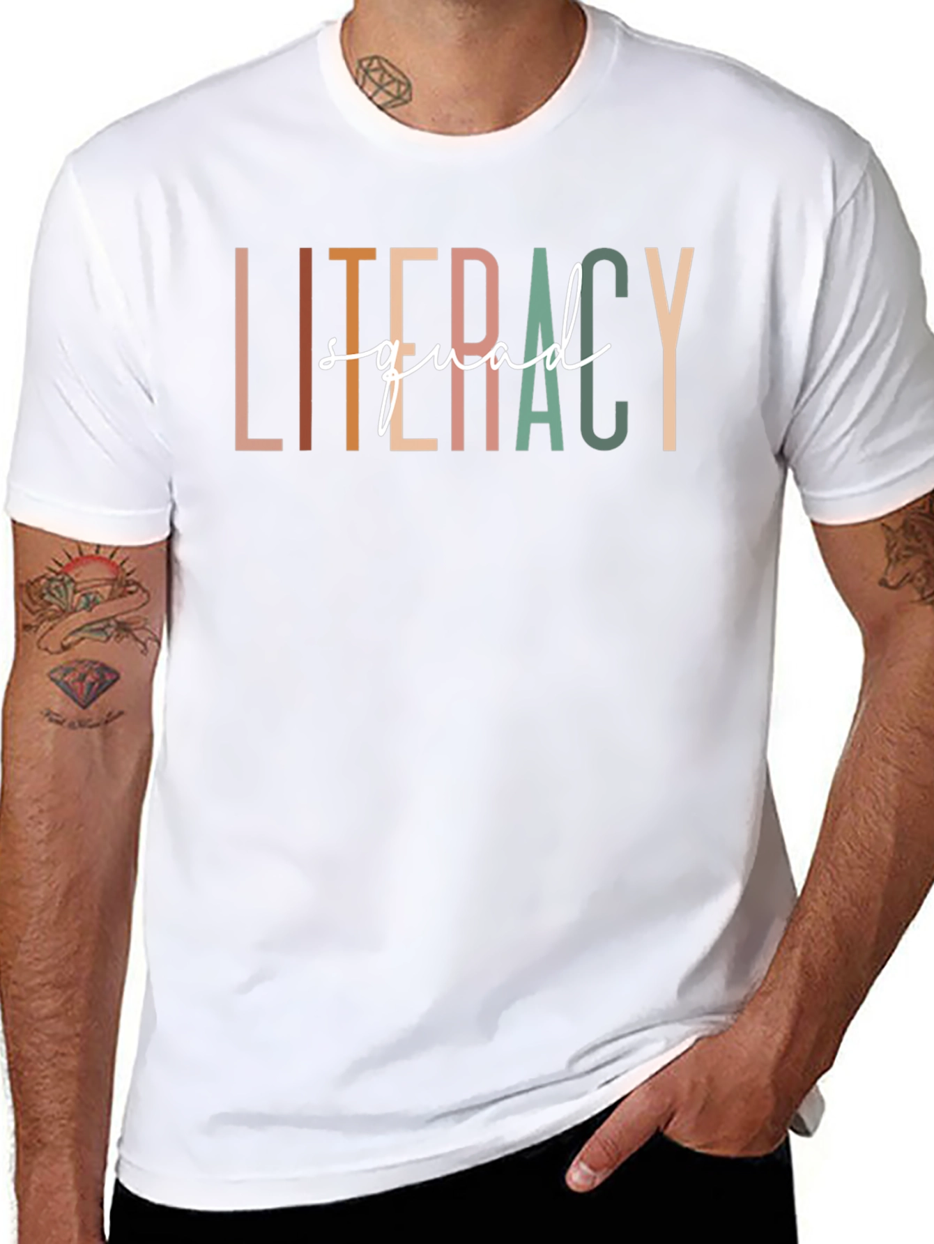 Literacy Squad Graphic Tee - Teacher Shirt