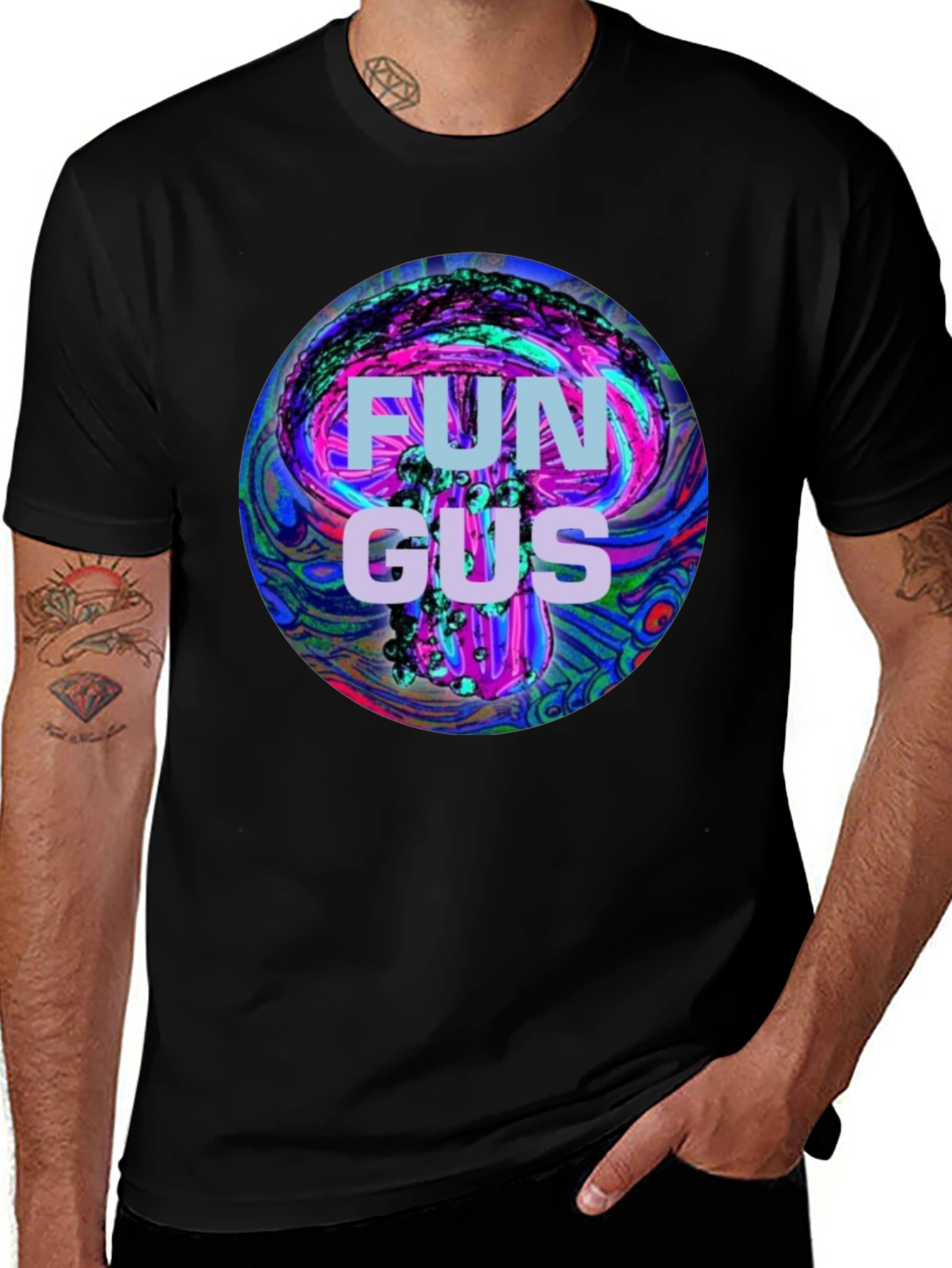 Psychedelic Fungus Graphic T-Shirt - Unisex Cotton Tee