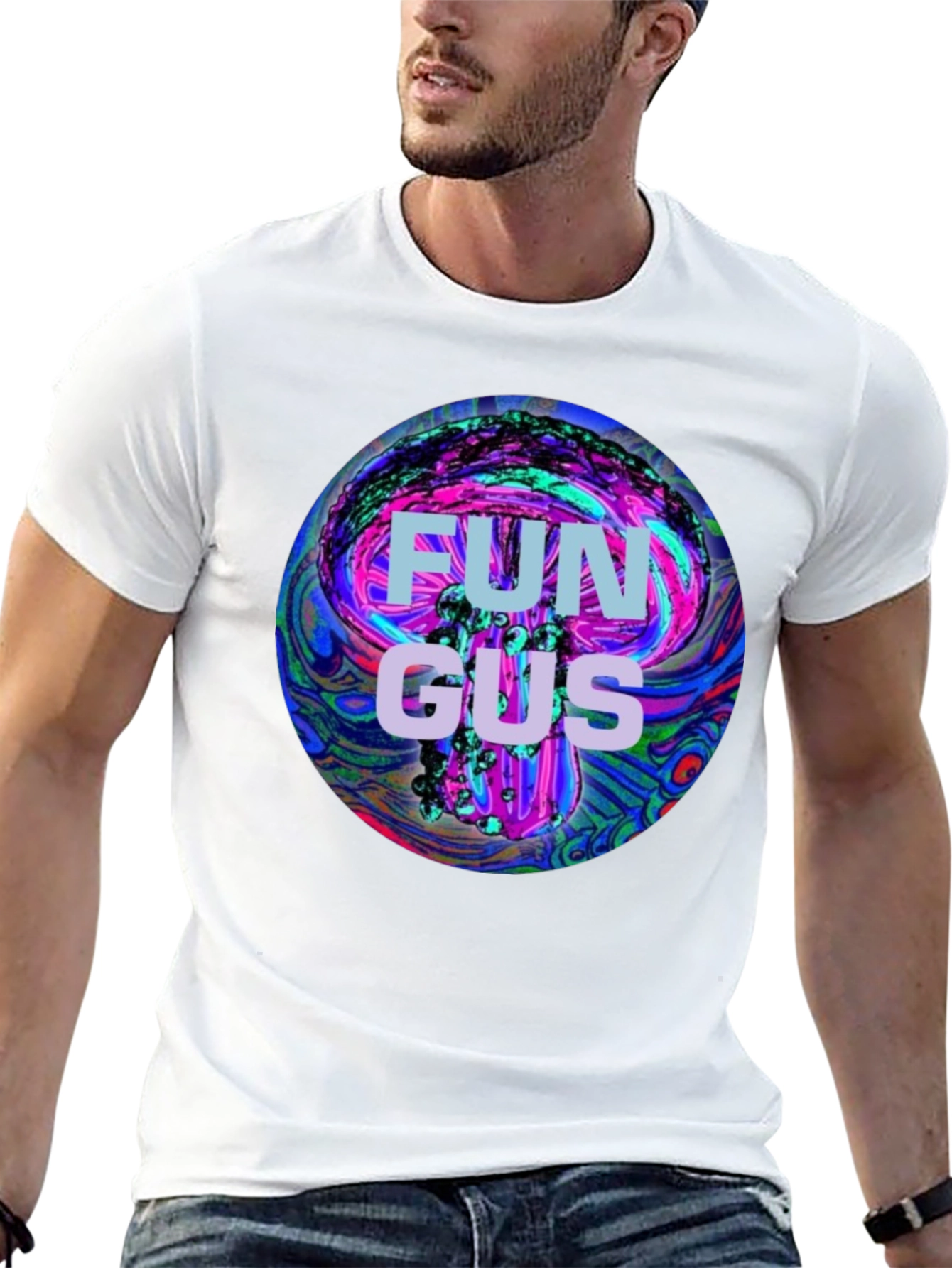 Psychedelic Fungus Graphic T-Shirt - Unisex Cotton Tee