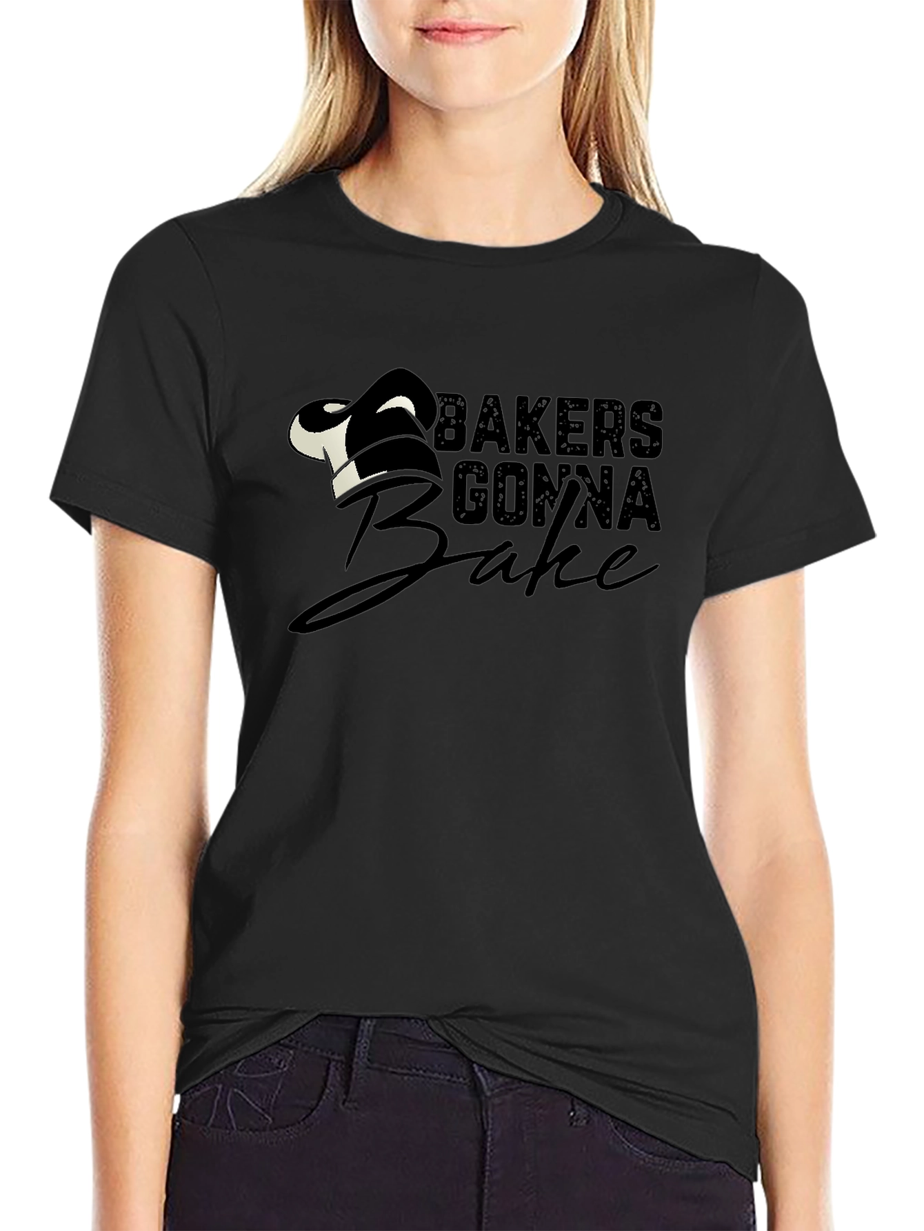 Bakers Gonna Bake Graphic T-Shirt - Black