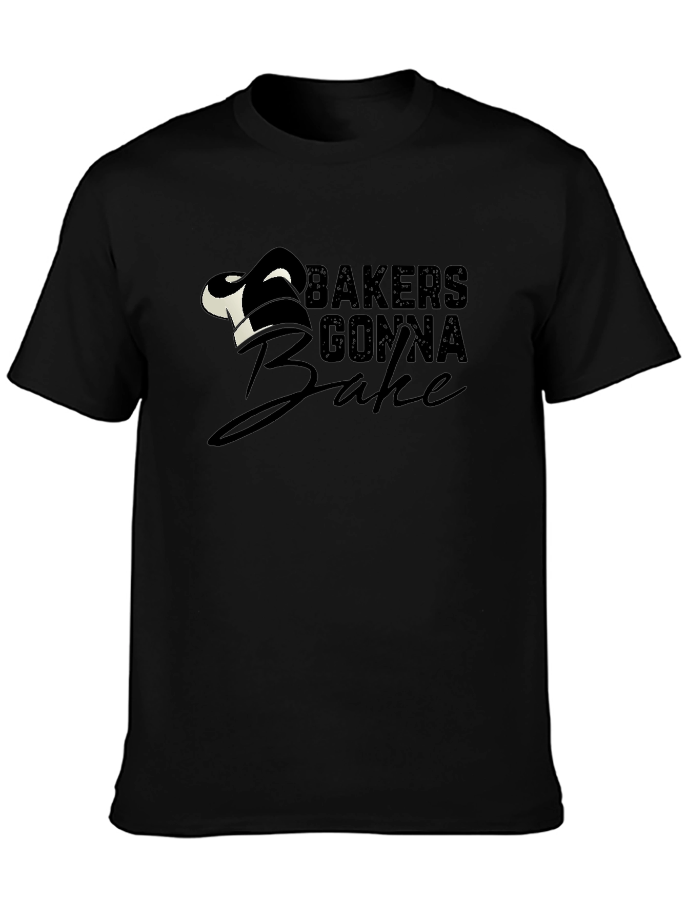 Bakers Gonna Bake Graphic T-Shirt - Black