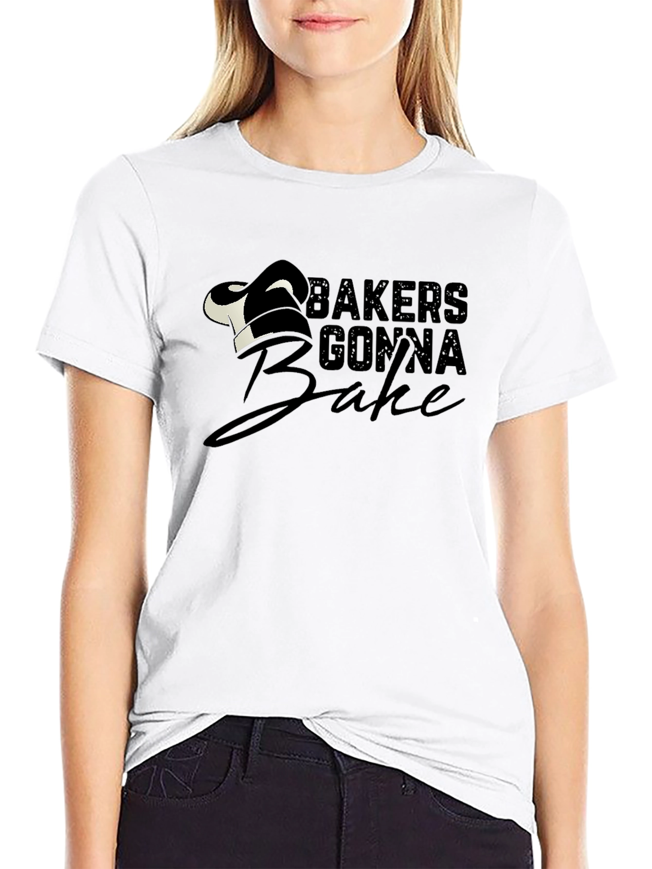 Bakers Gonna Bake Graphic T-Shirt - Black