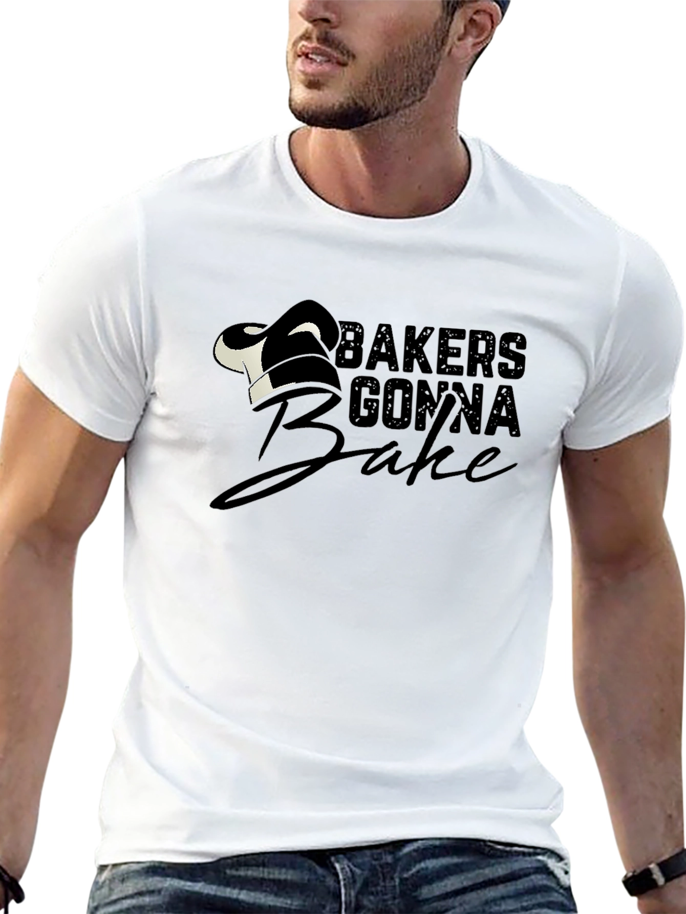 Bakers Gonna Bake Graphic T-Shirt - Black