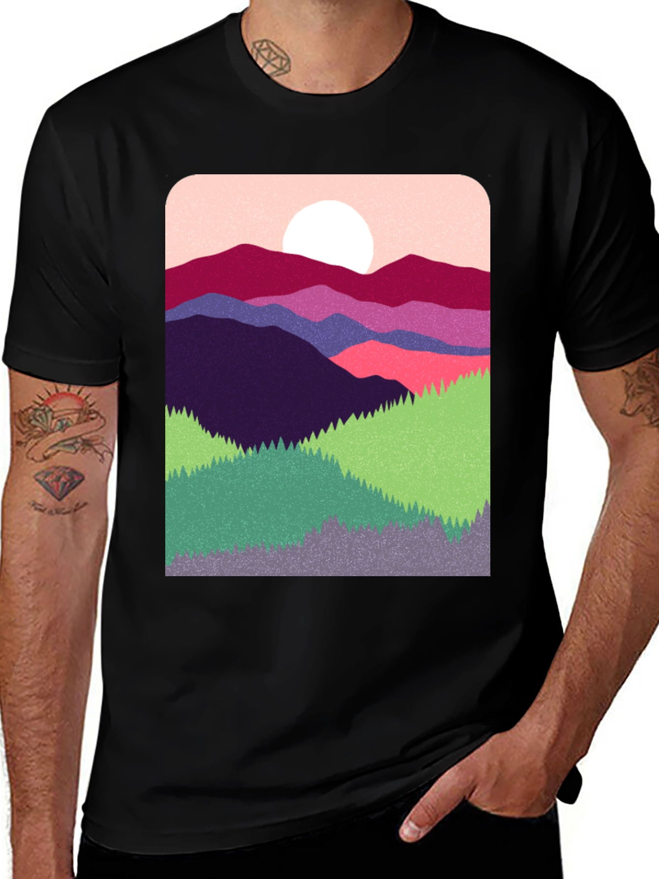 Mountain Graphic Tee - Nature Inspired T-Shirt