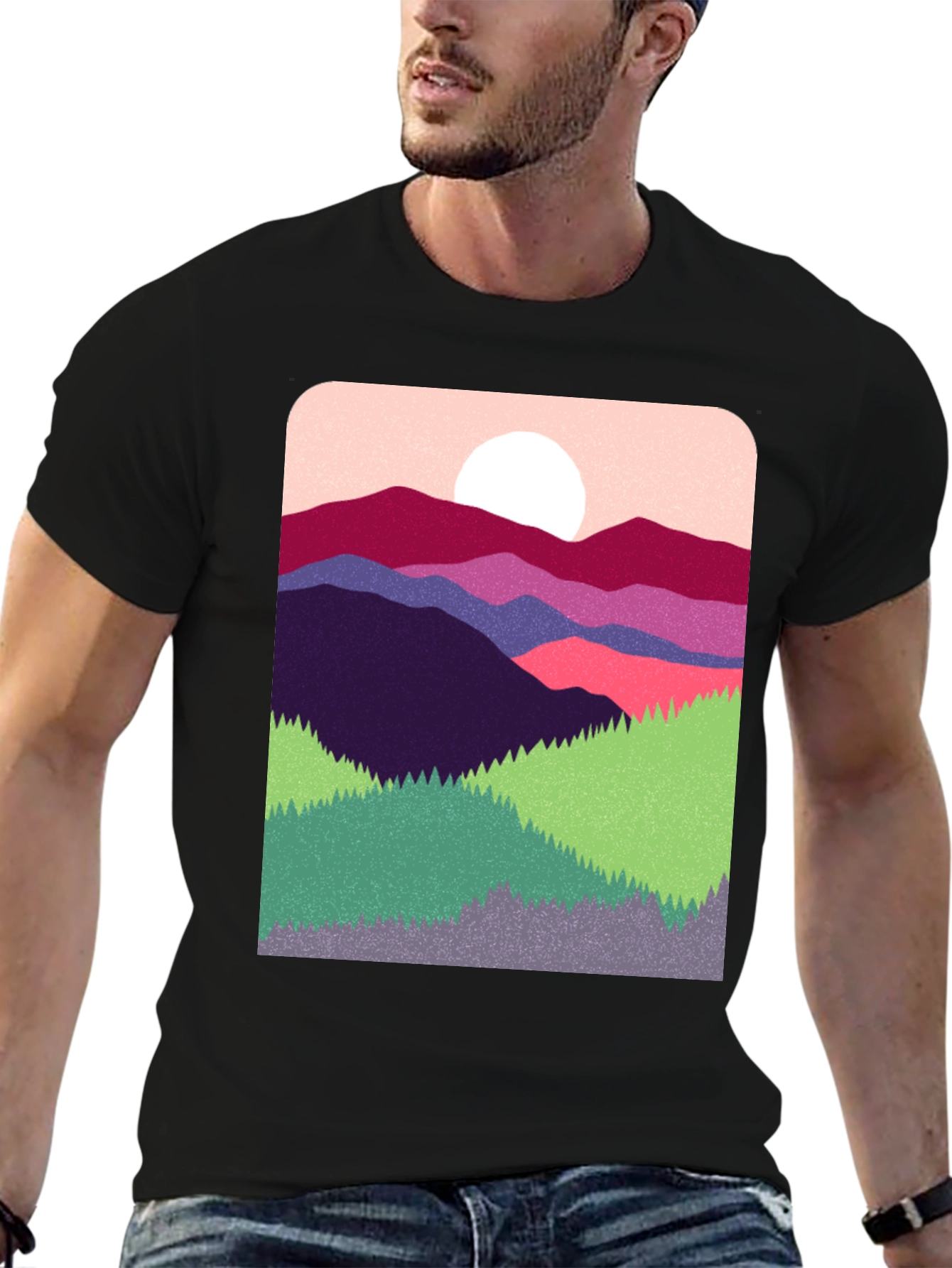 Mountain Graphic Tee - Nature Inspired T-Shirt