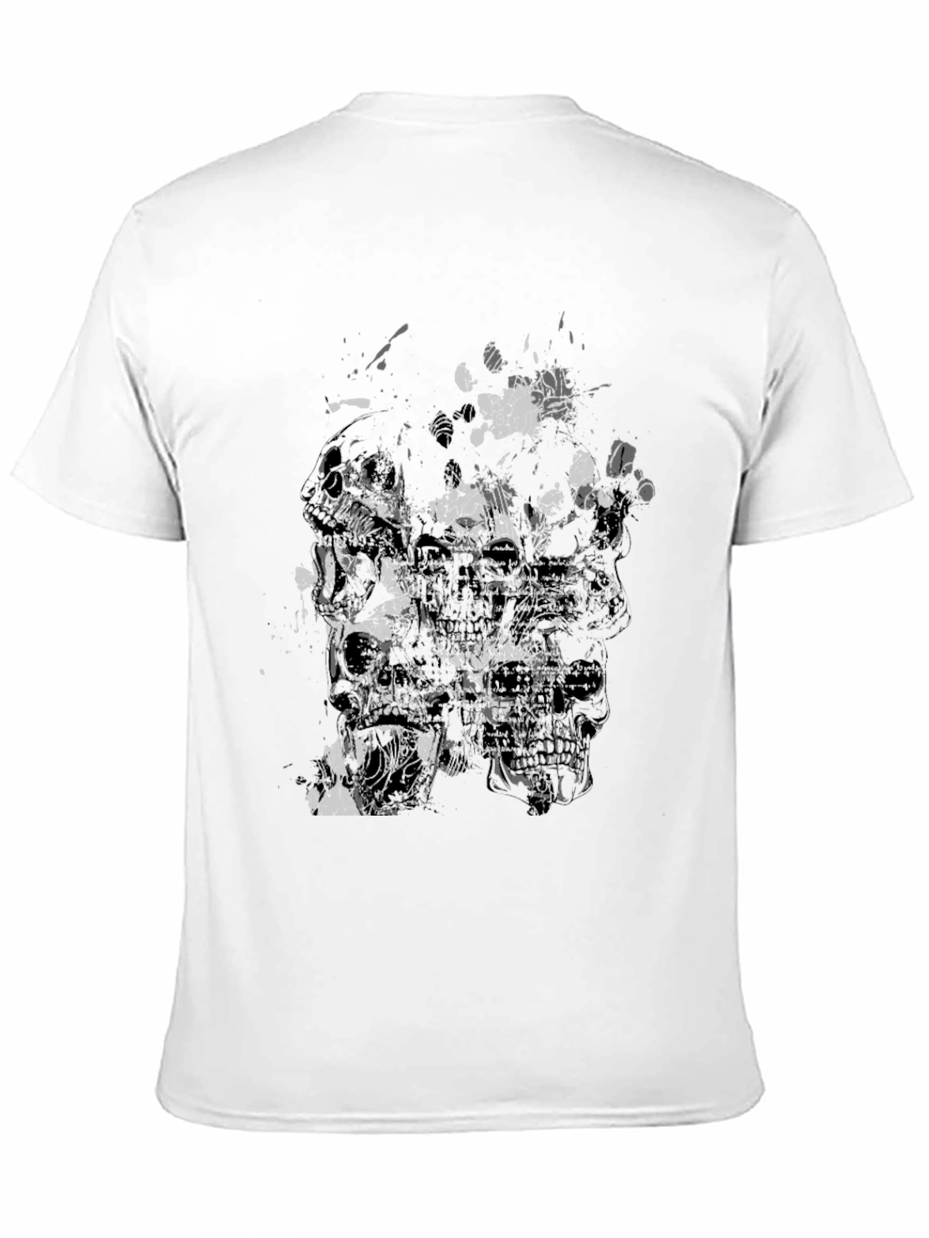 Skull Graphic Print Mens T-Shirt