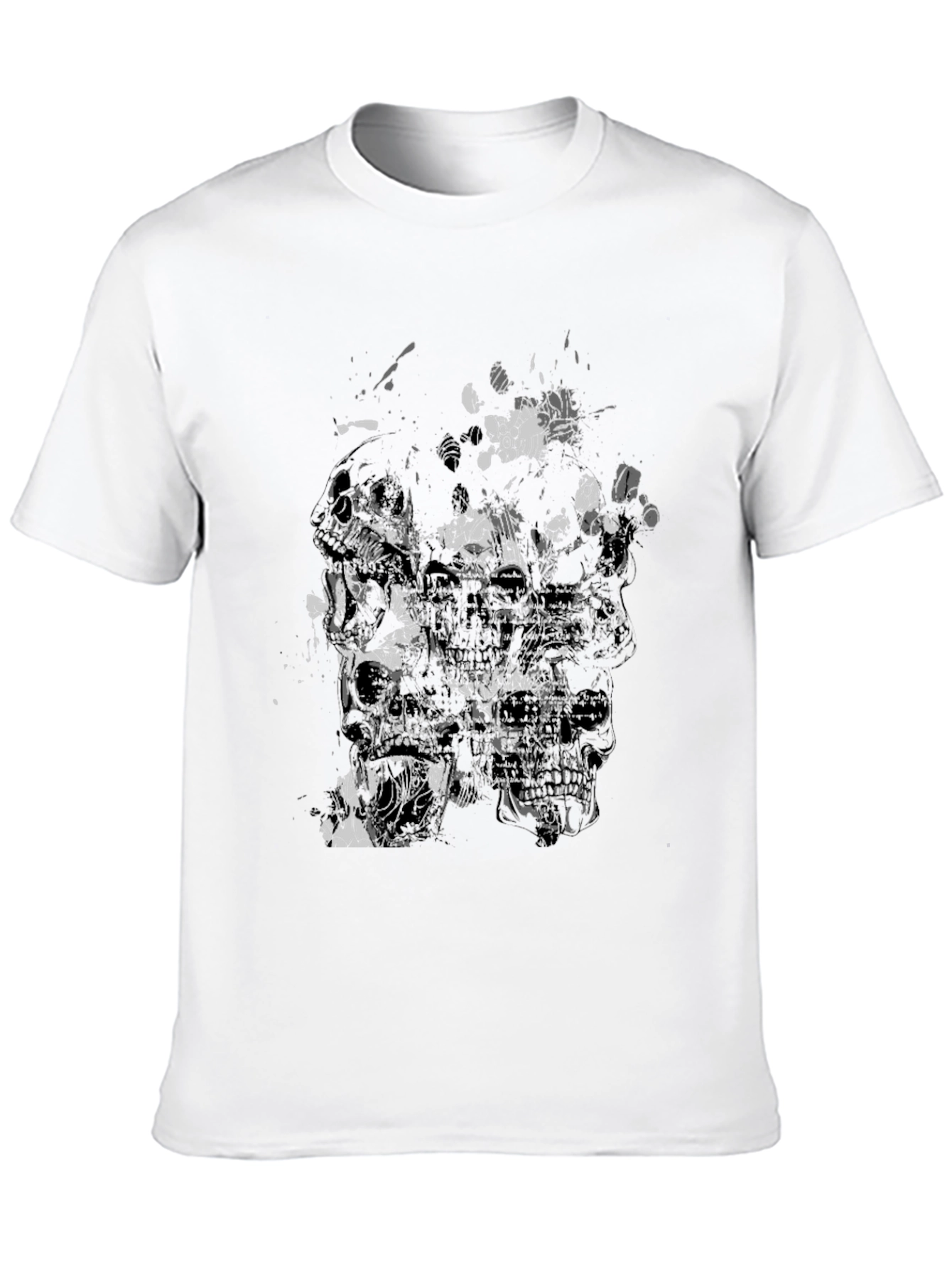 Skull Graphic Print Mens T-Shirt